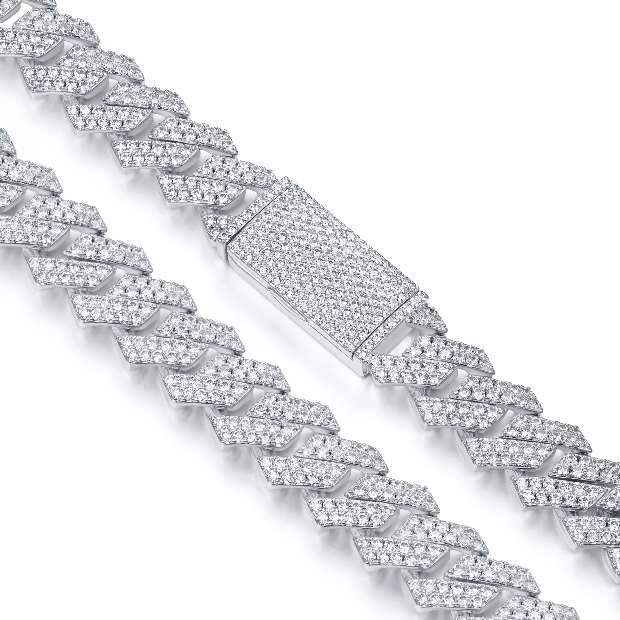 Prong Cuban Chain & Bracelet & Cuban Ring Gift Set - Image 3