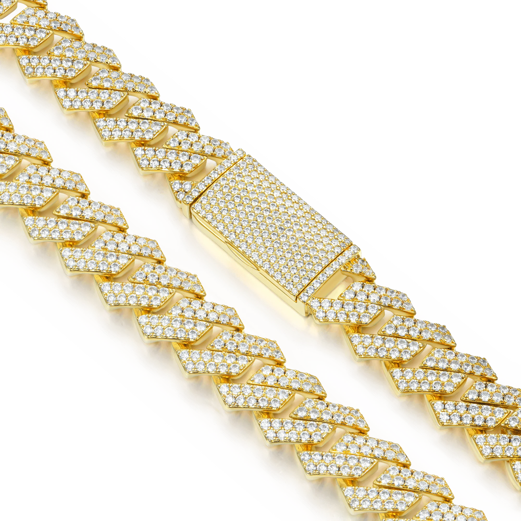 Prong Cuban Chain & Bracelet & Cuban Ring Gift Set - Image 6