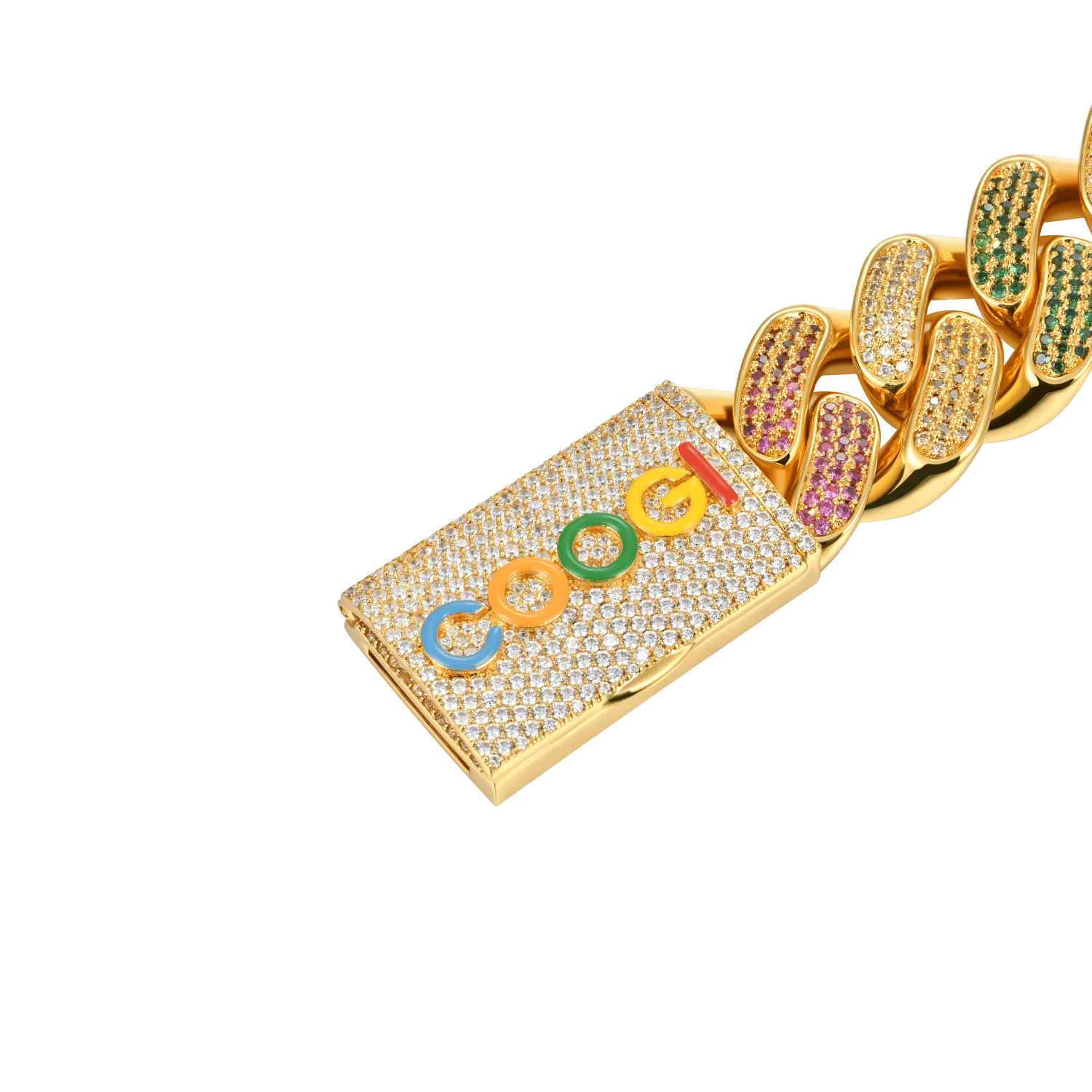 APORRO X COOGI Beating Cuban Bracelet - 19mm - Image 4