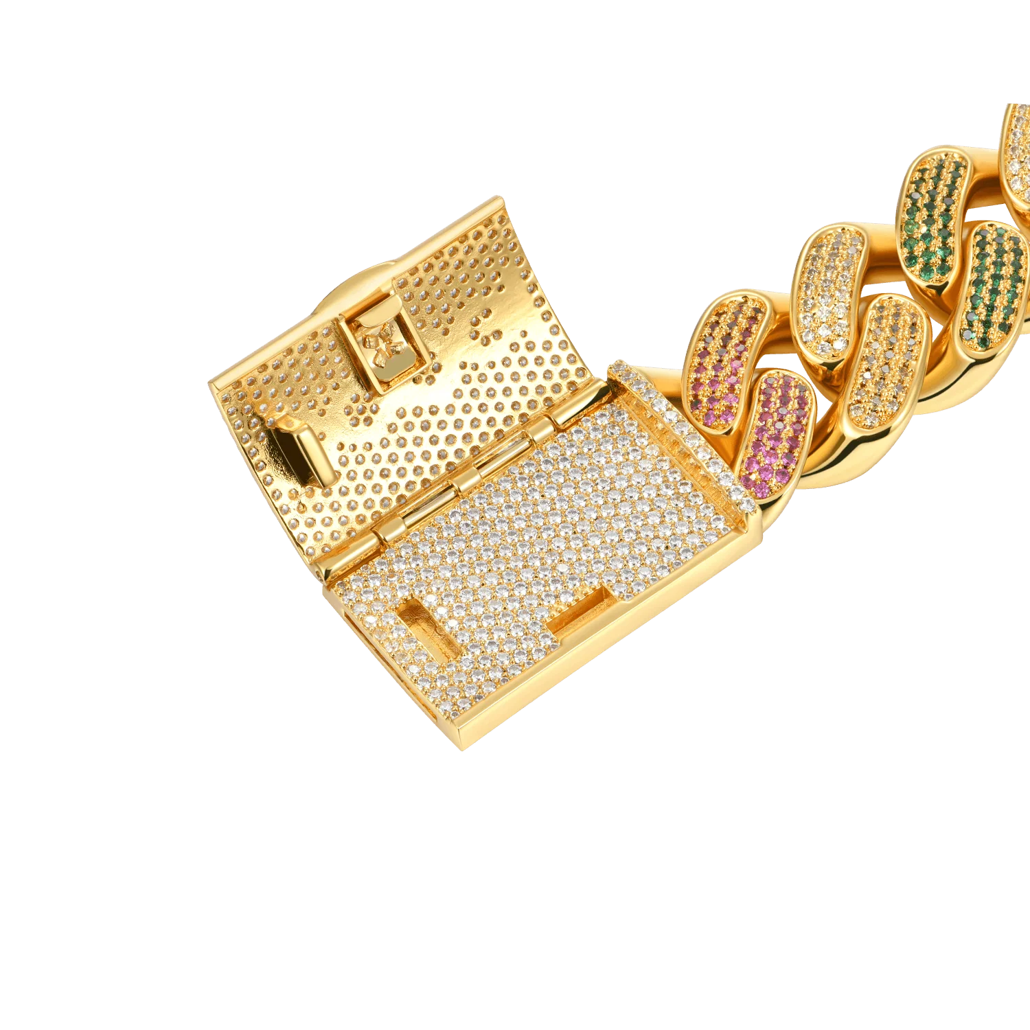 APORRO X COOGI Beating Cuban Bracelet - 19mm - Image 5