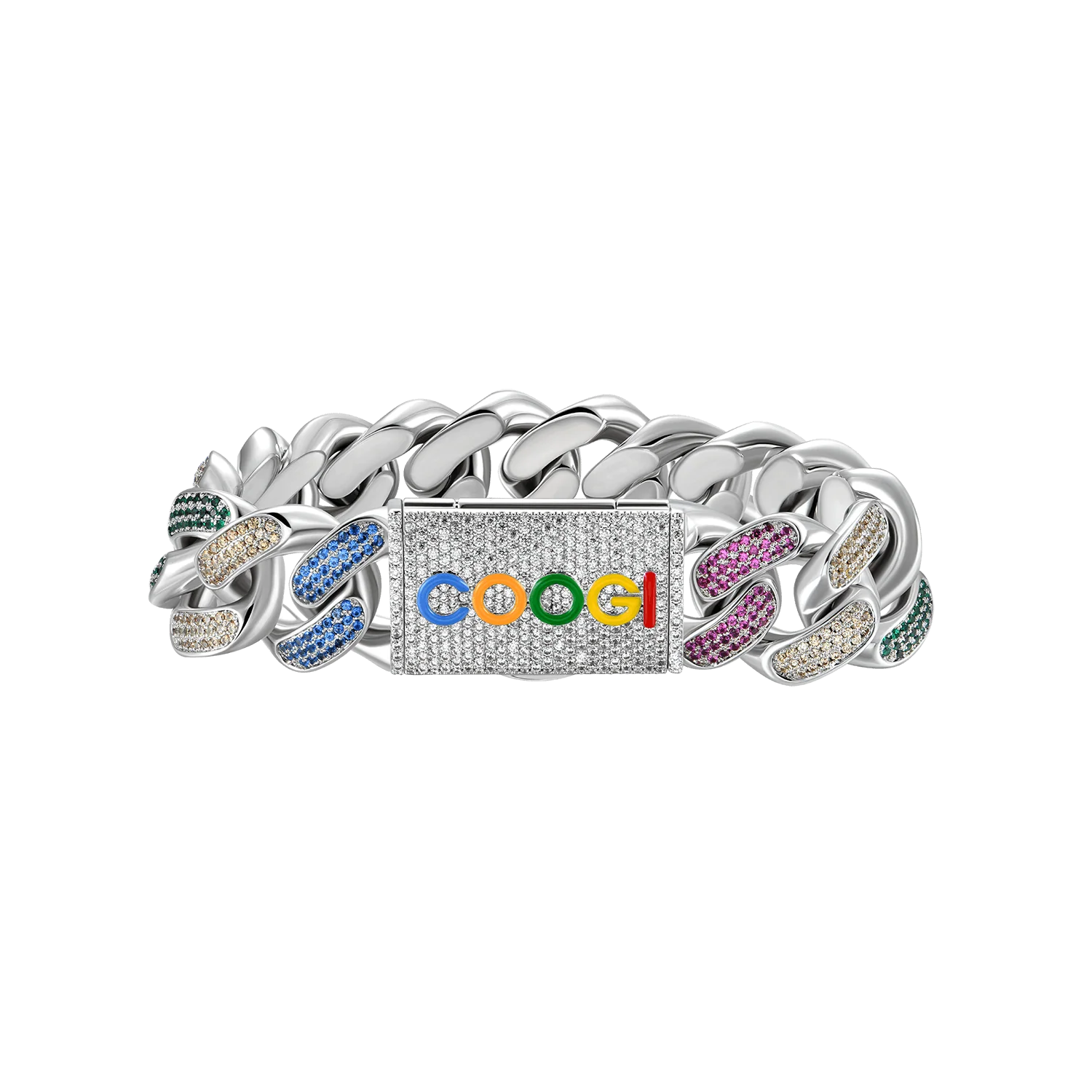 APORRO X COOGI Beating Cuban Bracelet - 19mm - Image 6