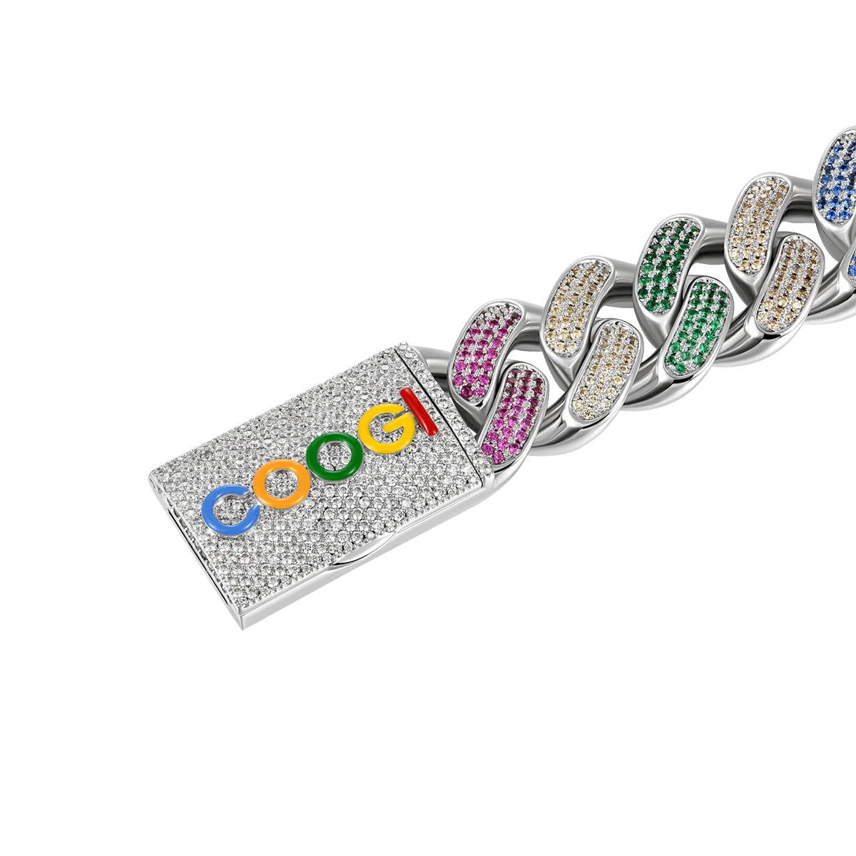 APORRO X COOGI Beating Cuban Bracelet - 19mm - Image 8