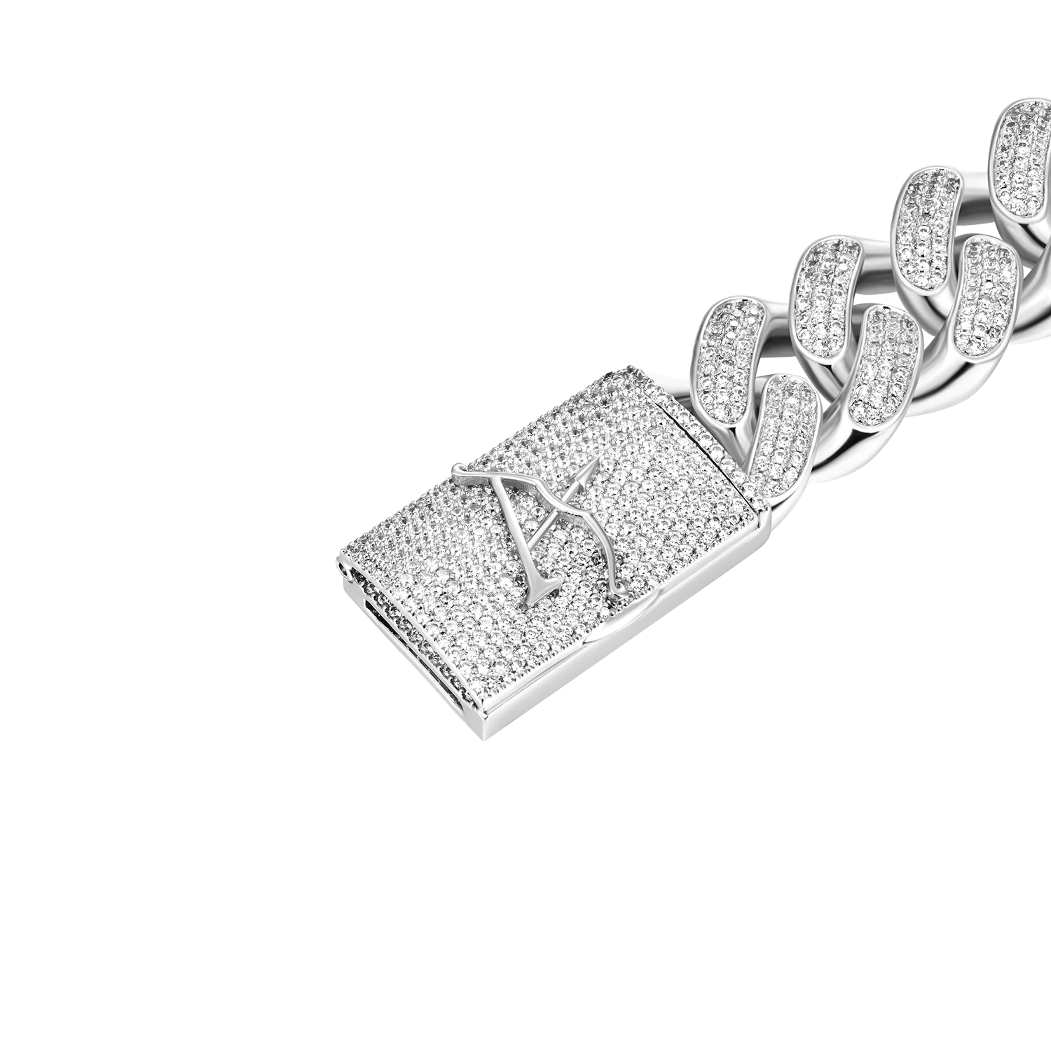 Aporro A® Box Clasp Cuban Link Bracelet - 19mm - Image 7