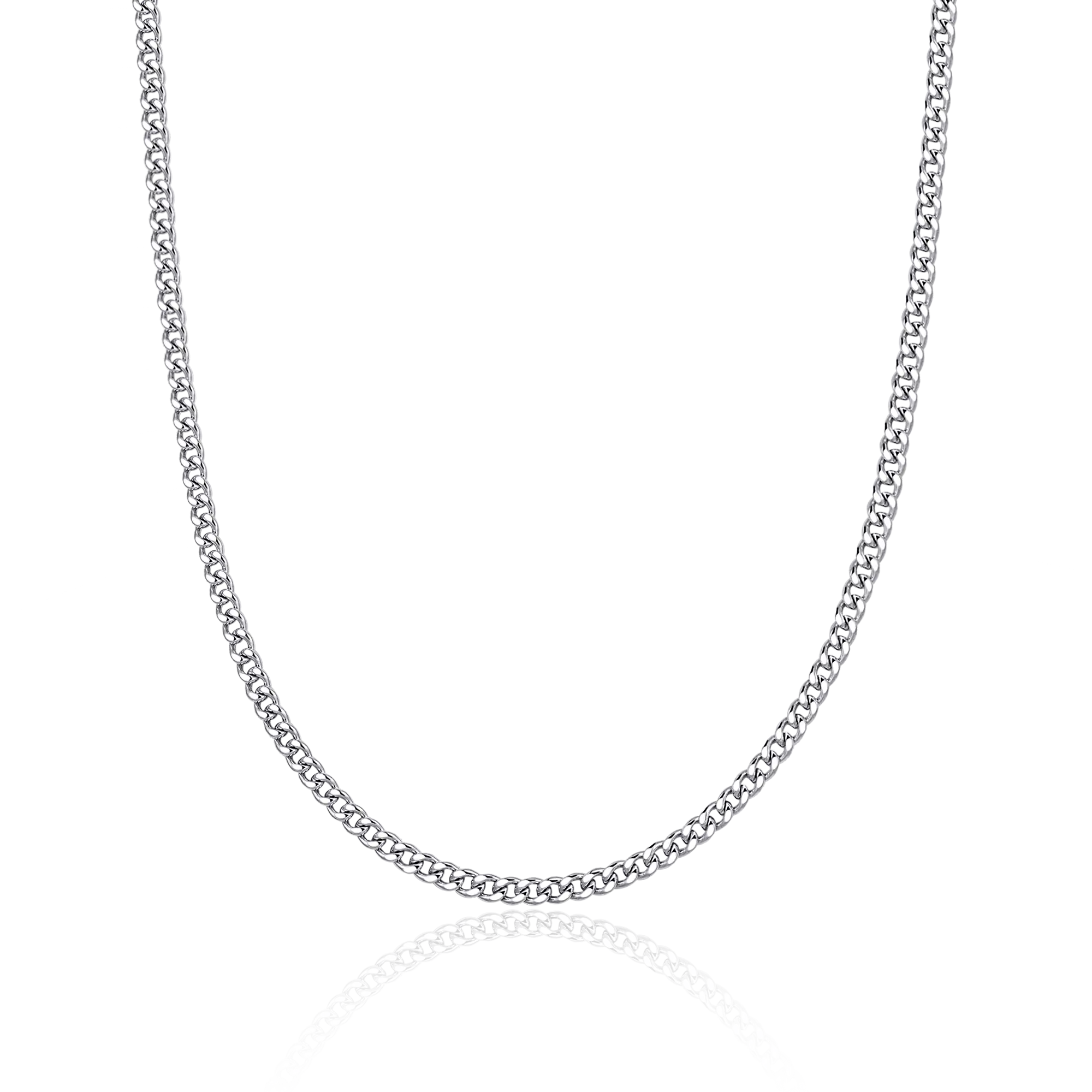 3.5mm Brass Miami Cuban Curb Chain