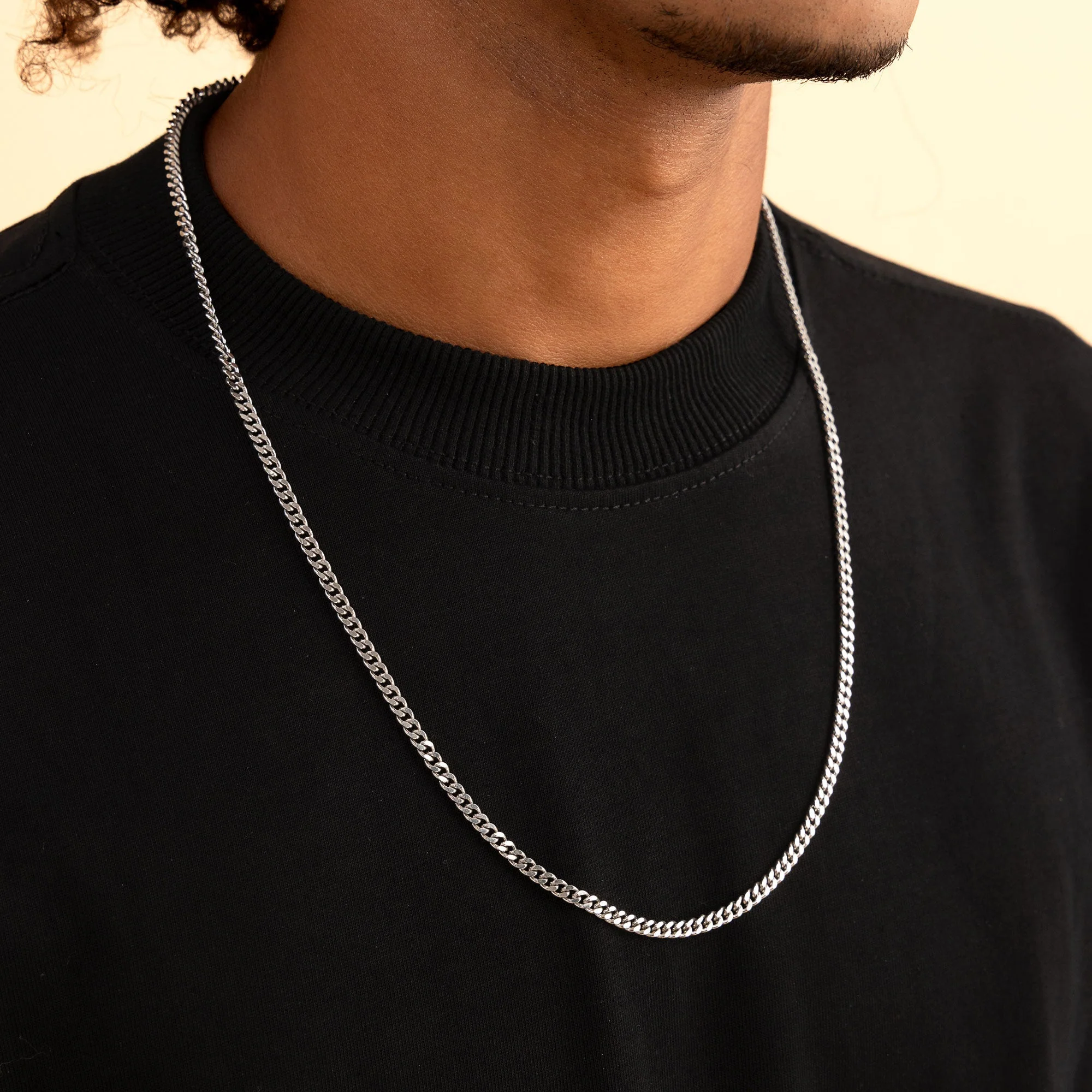 3.5mm Brass Miami Cuban Curb Chain - Image 2