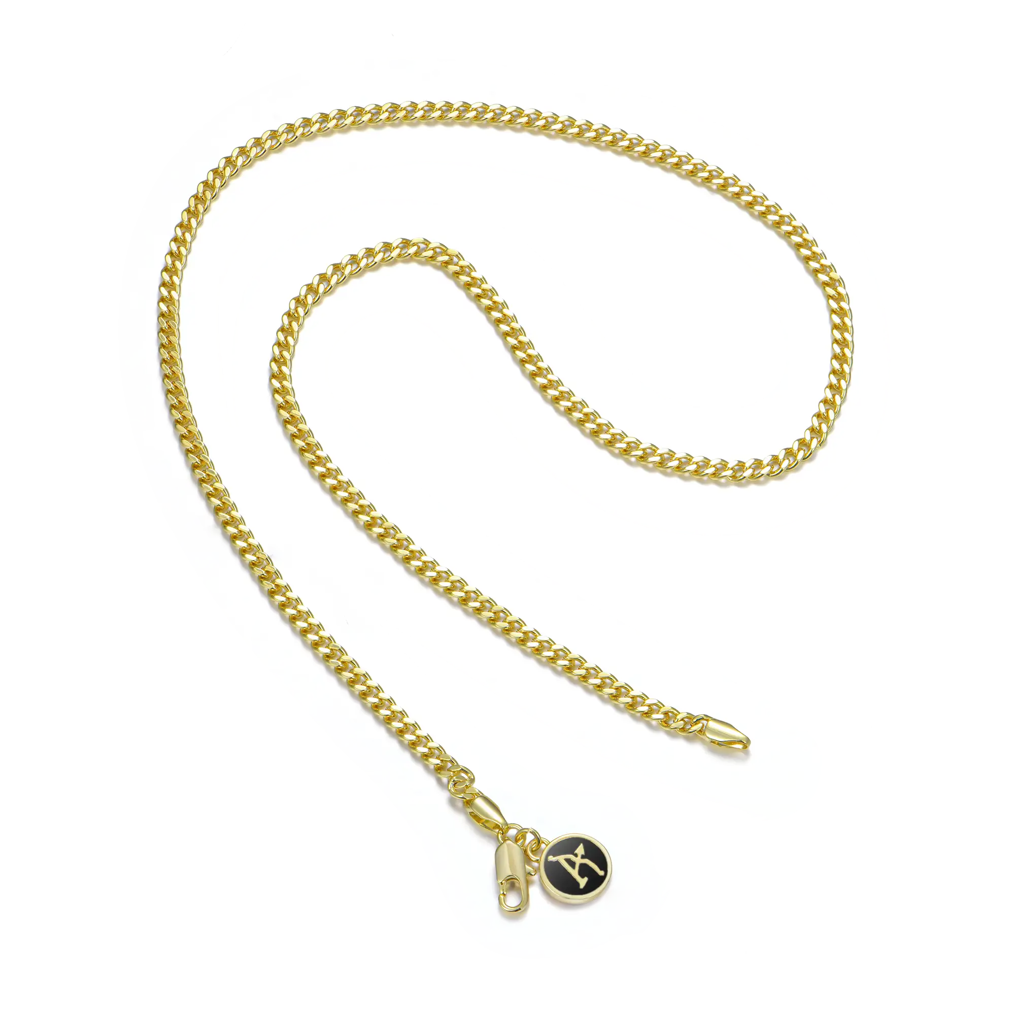 3.5mm Brass Miami Cuban Curb Chain - Image 9