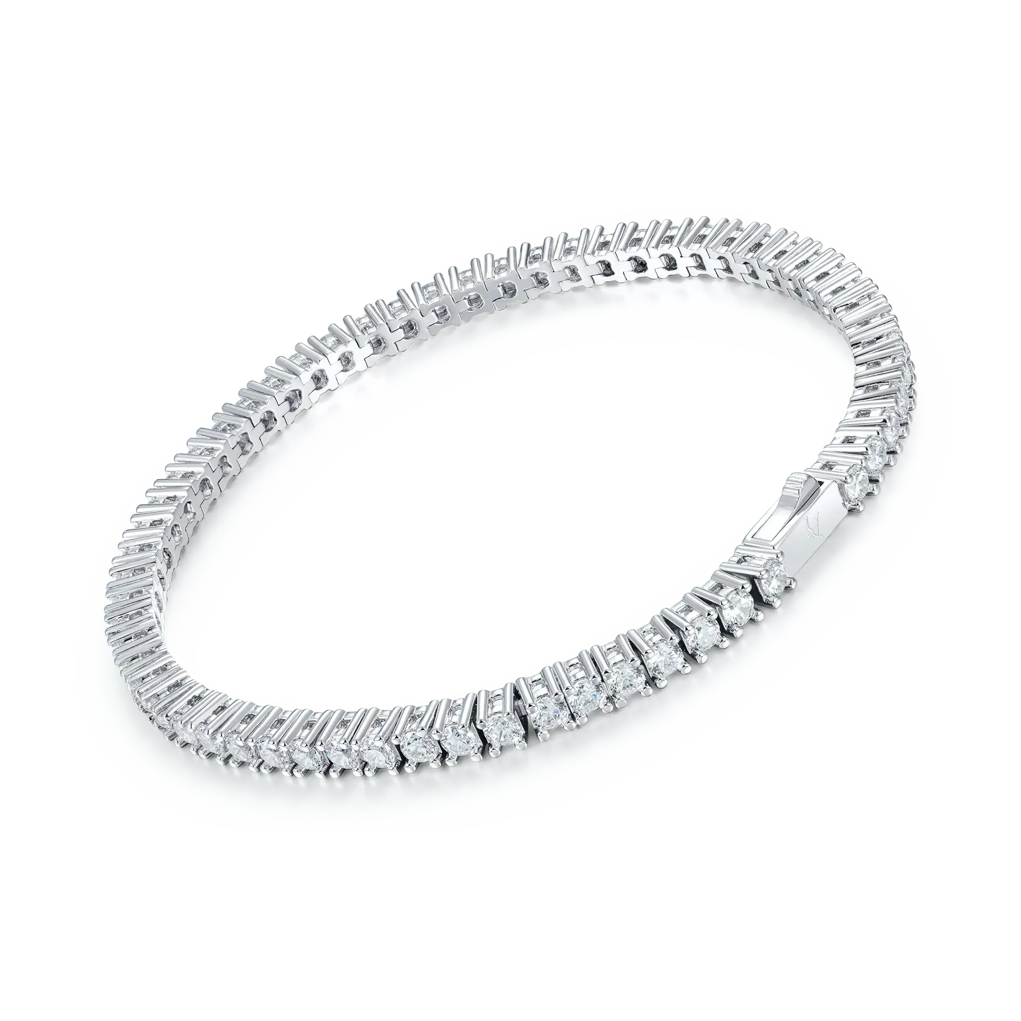 Iced Tennis Bracelet - 3mm - Image 4