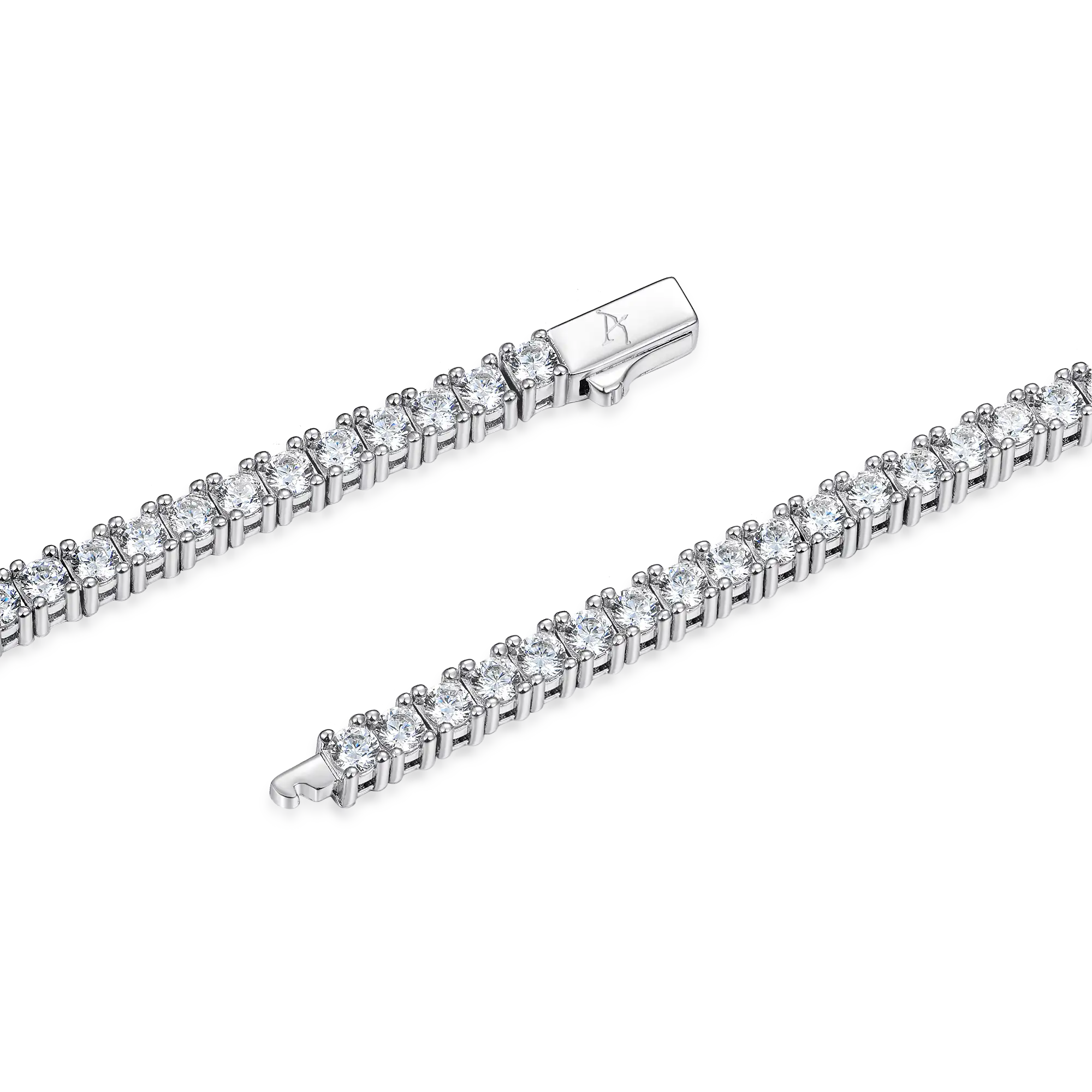 3mm Iced Tennis Chain and Bracelet Gift Set - Image 5
