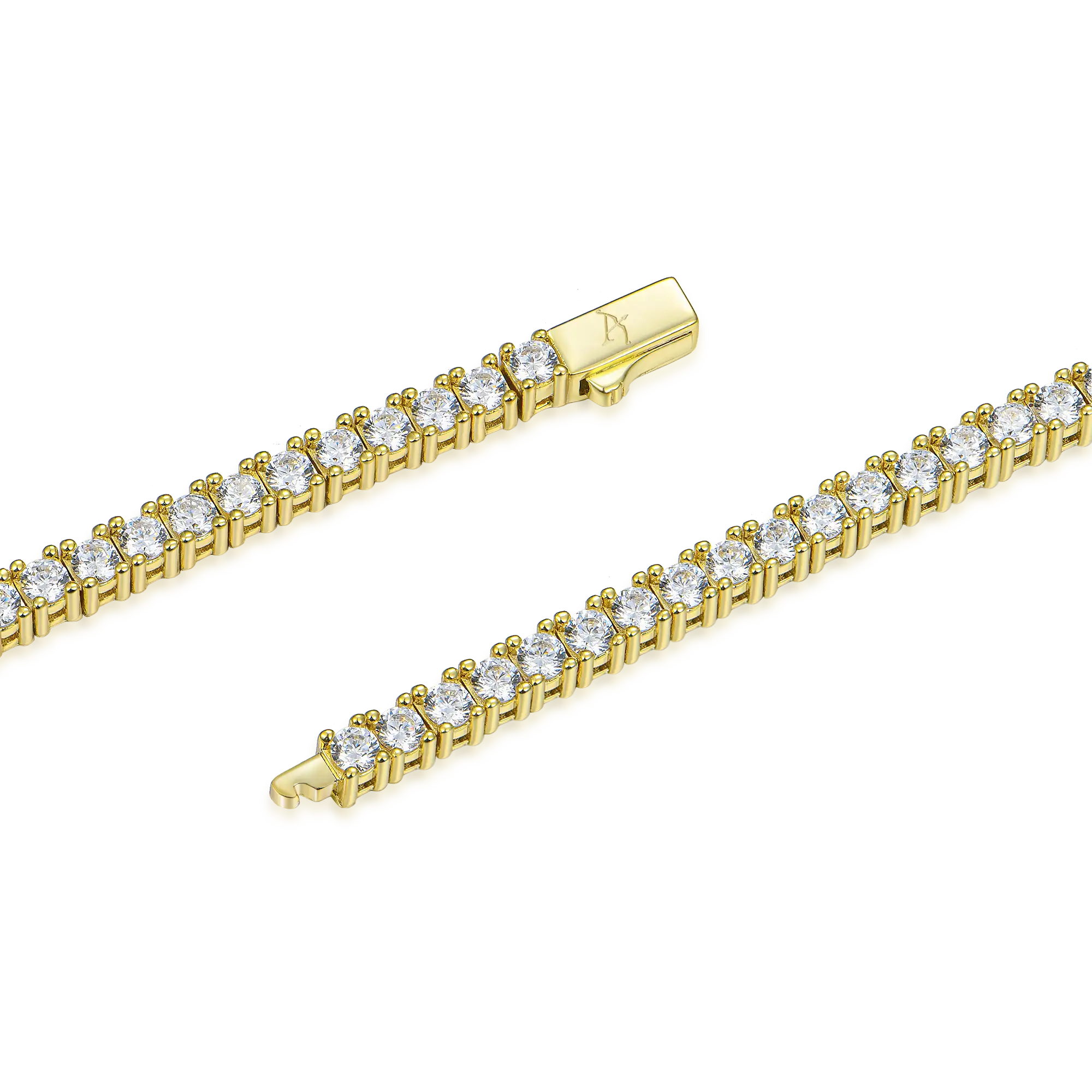 3mm Iced Tennis Chain and Bracelet Gift Set - Image 9