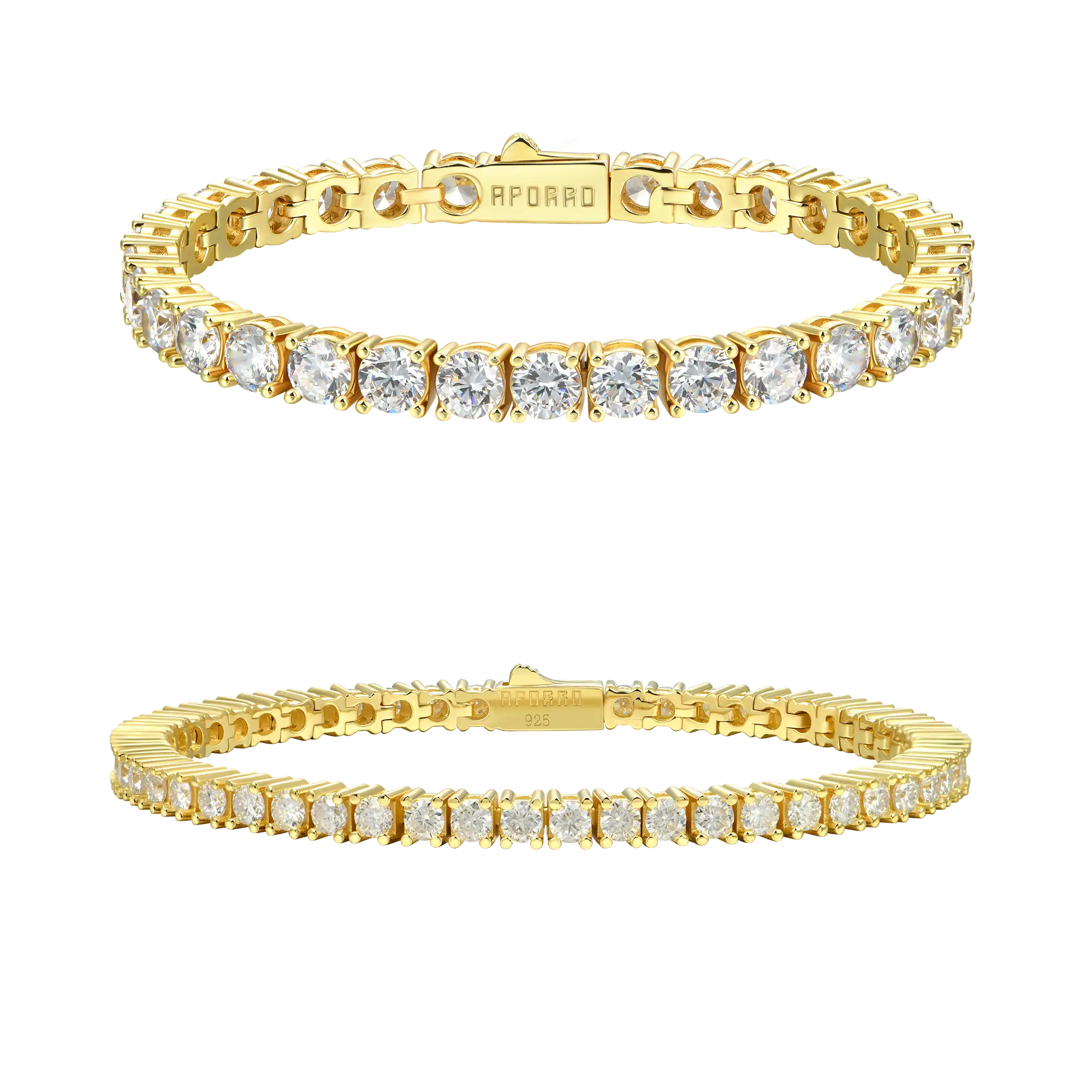 3mm Tennis + 5mm Tennis Bracelet Gift Set - Image 5