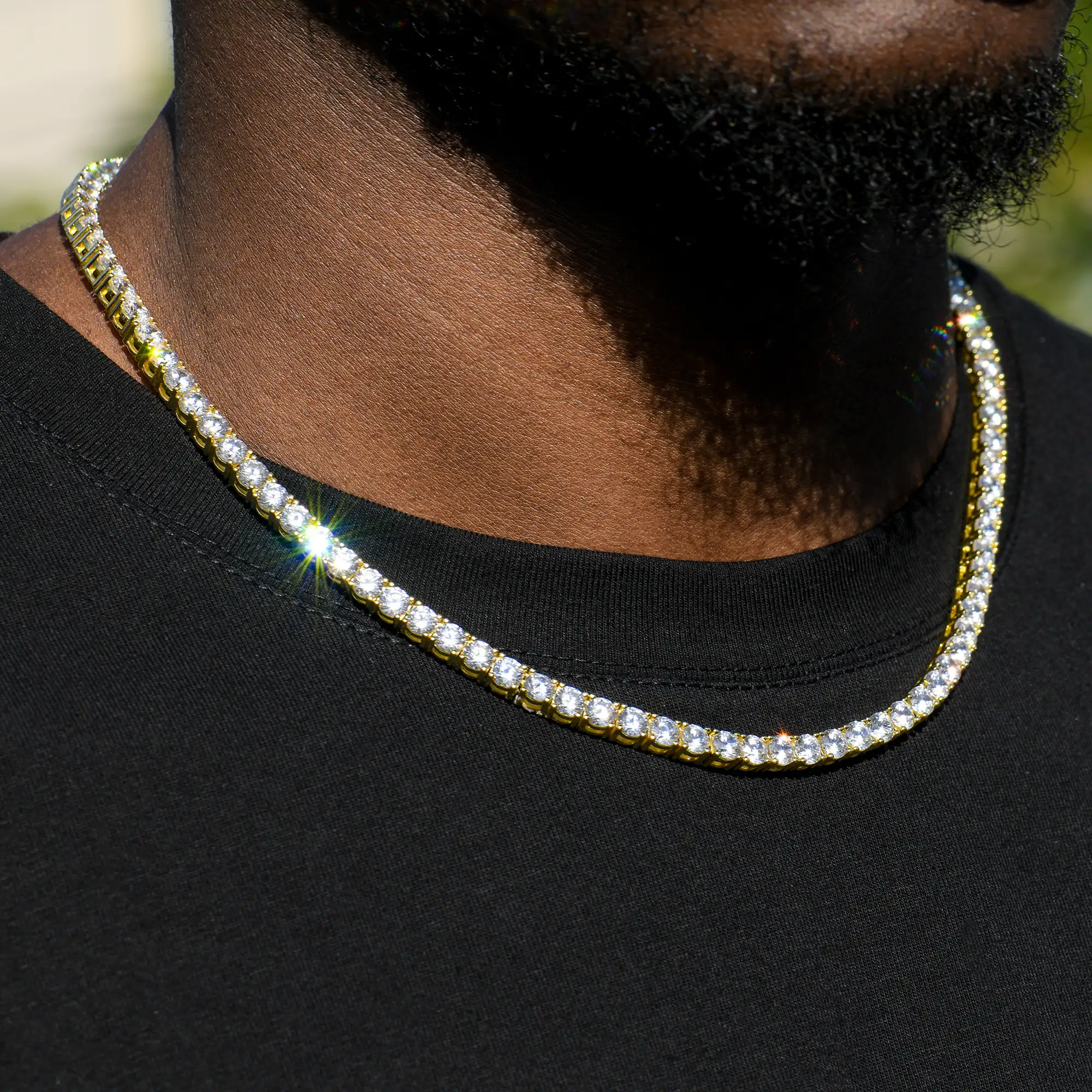 5mm Brass Iced Tennis Chain - Image 7