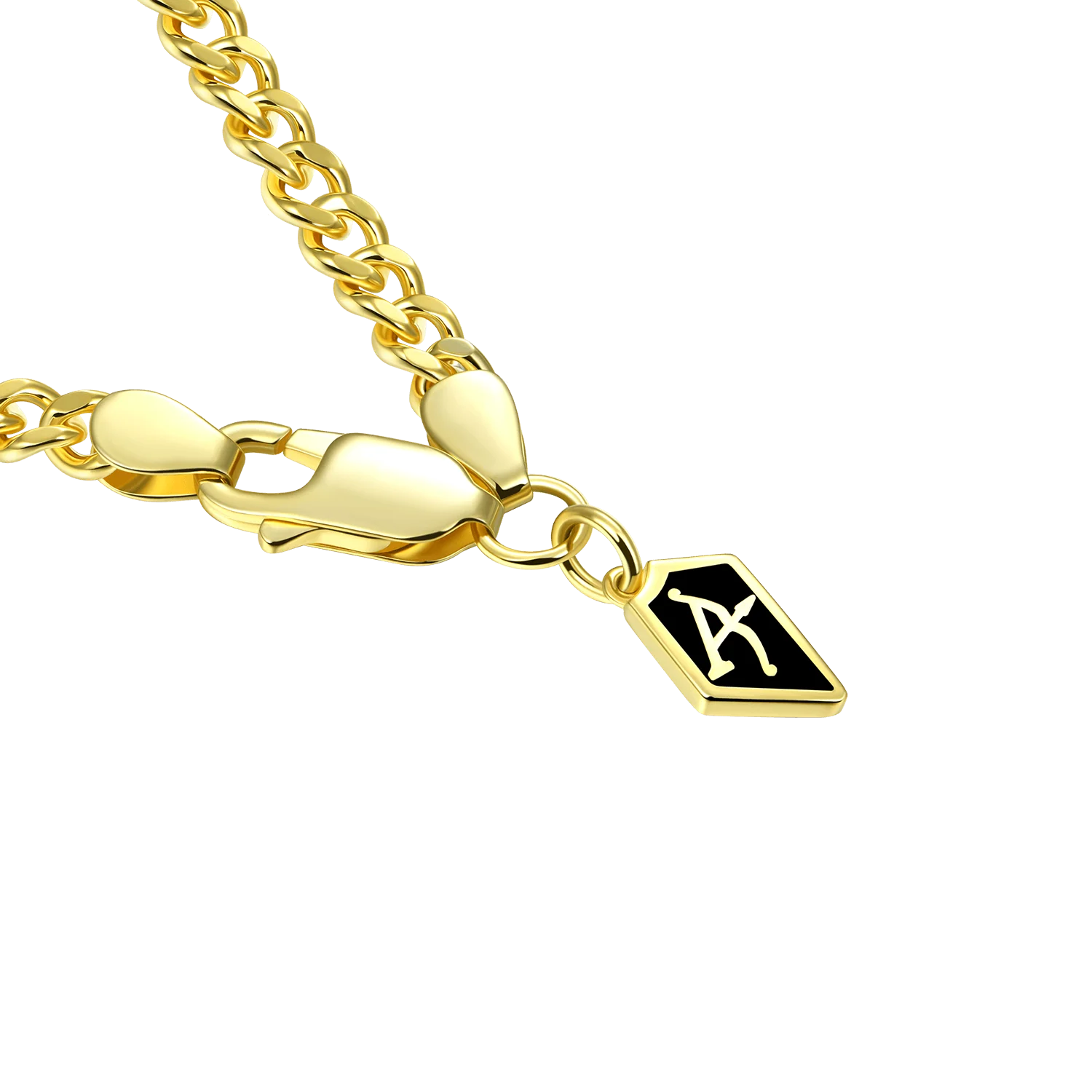 Yellow Gold Miami Micro Cuban Curb Bracelet - 5mm - Image 3