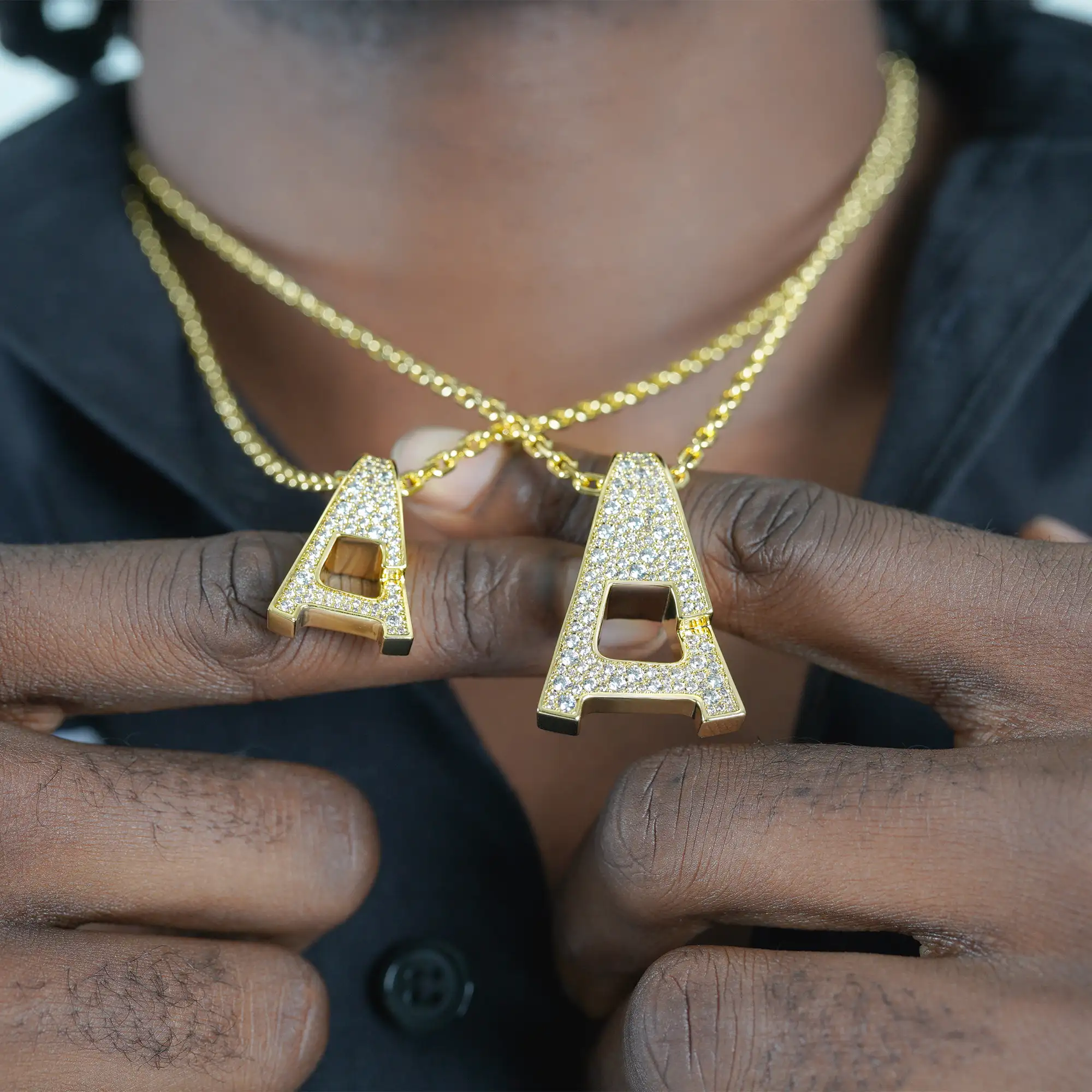 Aporro A® Iced Out Pendant - Small - Image 2