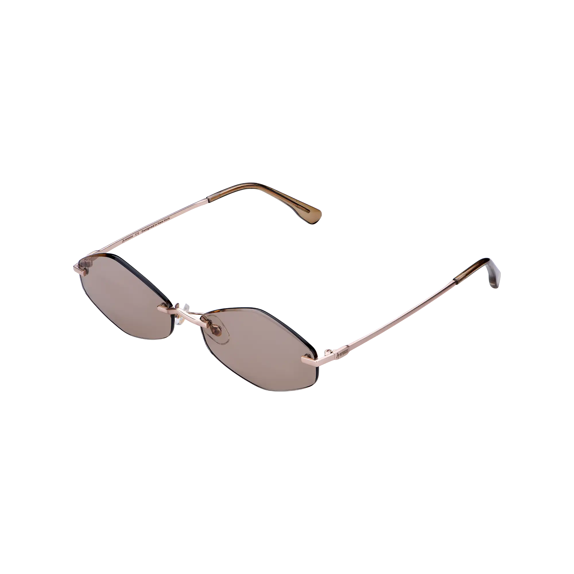 APORRO Olive Glint Sunglasses + Leather Case - Image 4