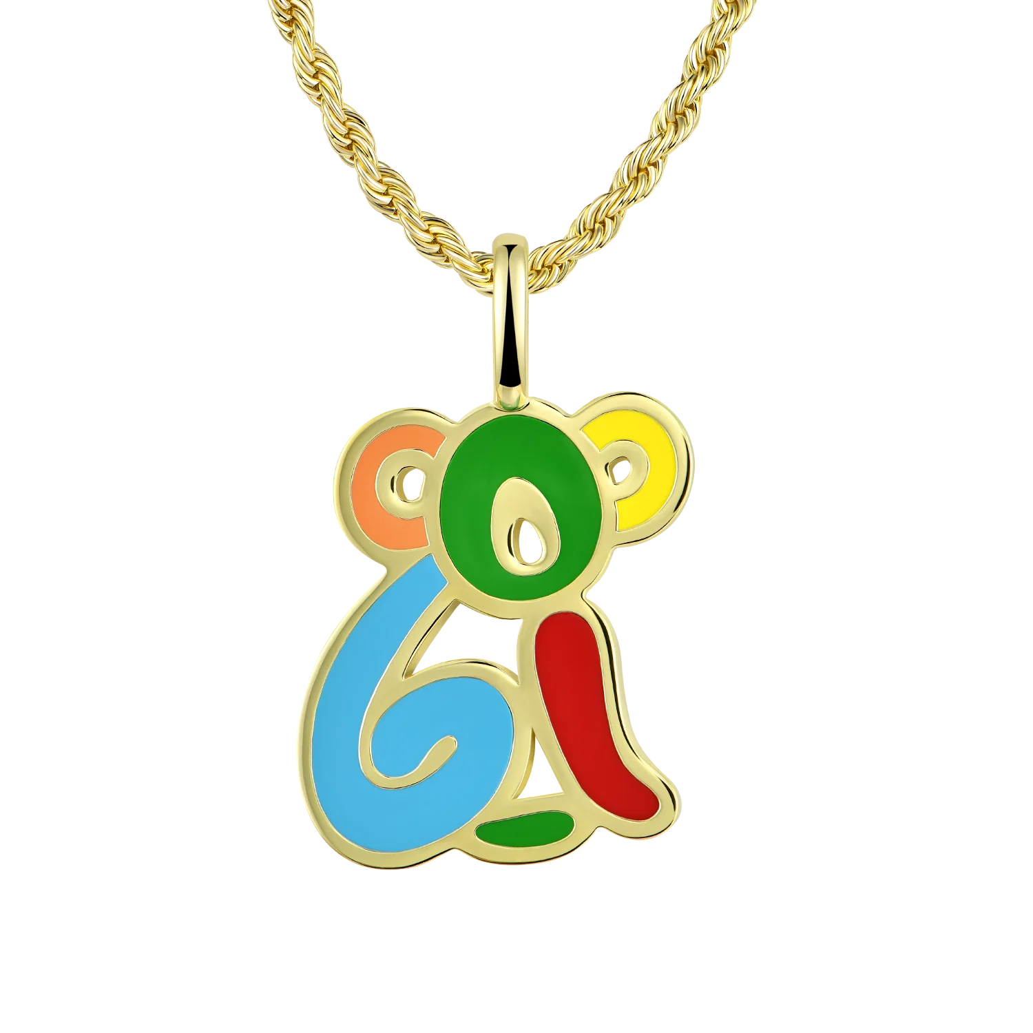 APORRO X COOGI Colored Koala Enamel Pendant