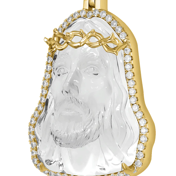 Arcenciel Gospel Jesus Transparent White Pendant - Image 2