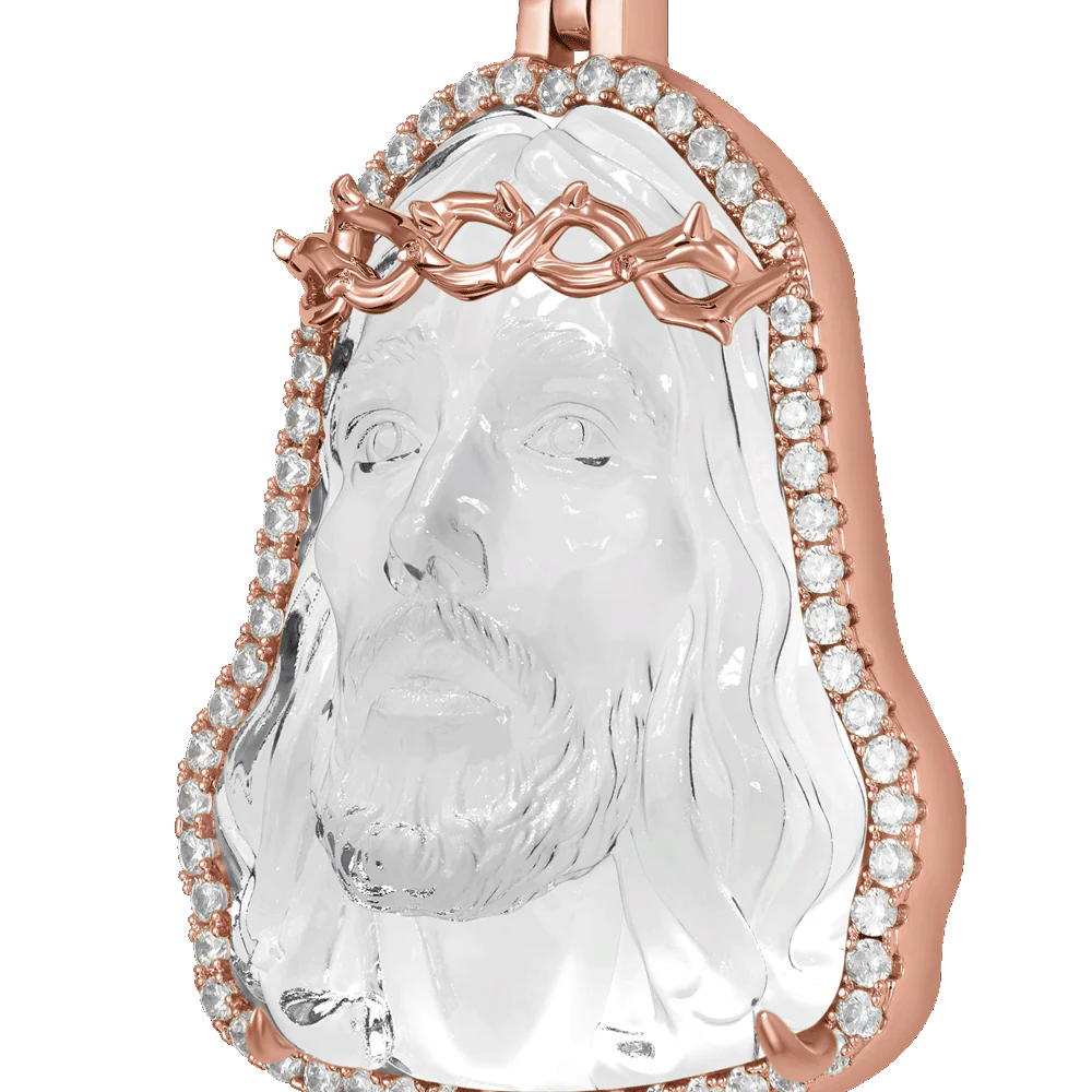 Arcenciel Gospel Jesus Transparent White Pendant - Image 5