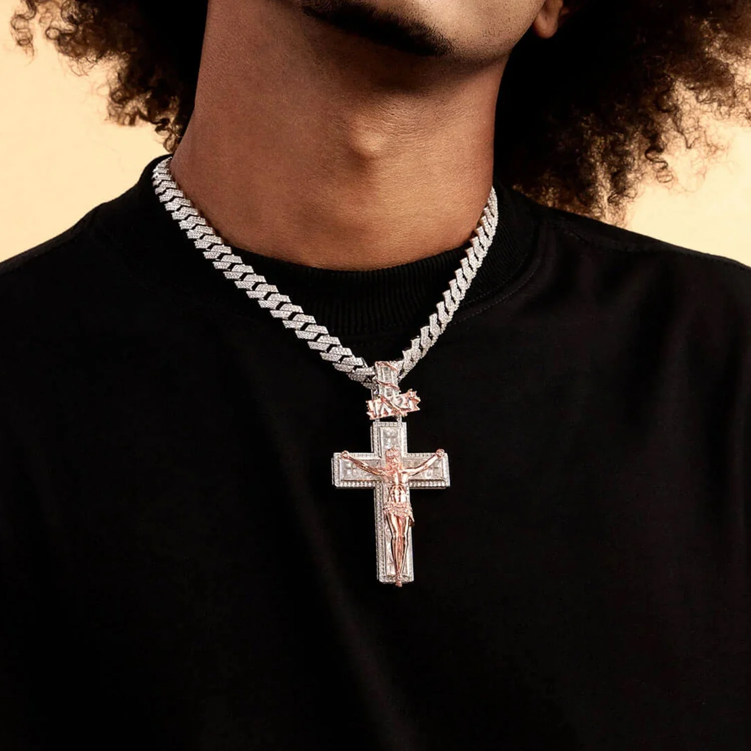 Crucifixion of Jesus Pendant - Large - Image 3