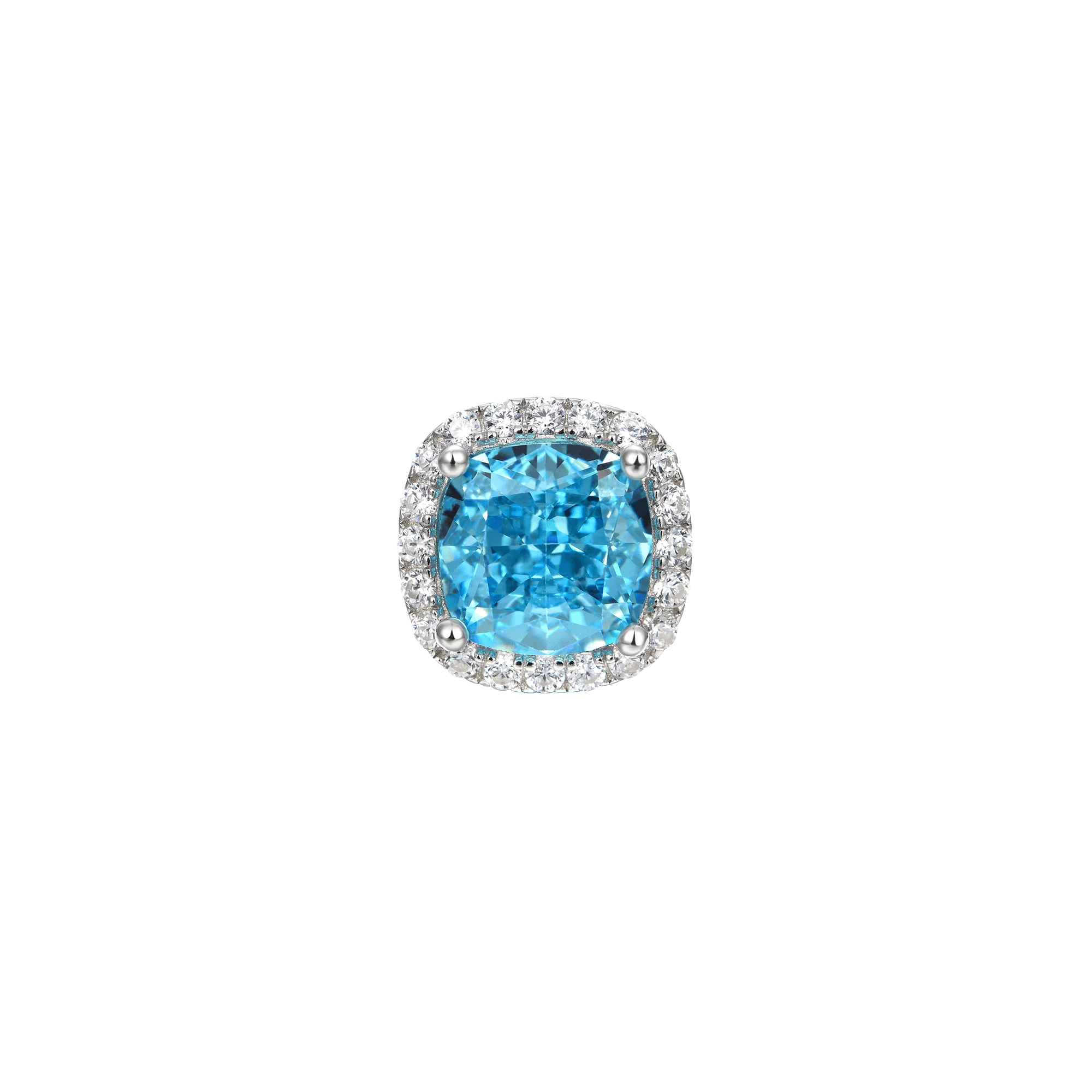 S925 Crushed Ice Stud Earring - Image 5