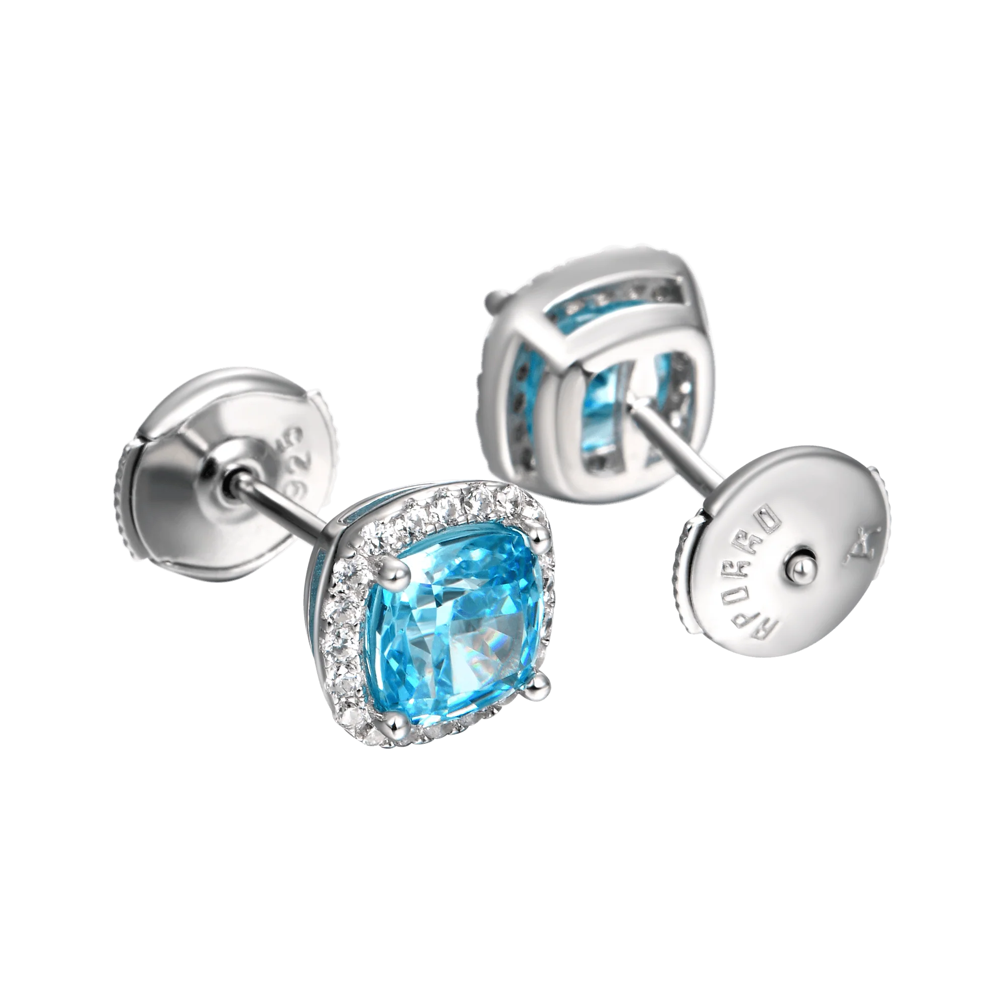 S925 Crushed Ice Stud Earring - Image 6