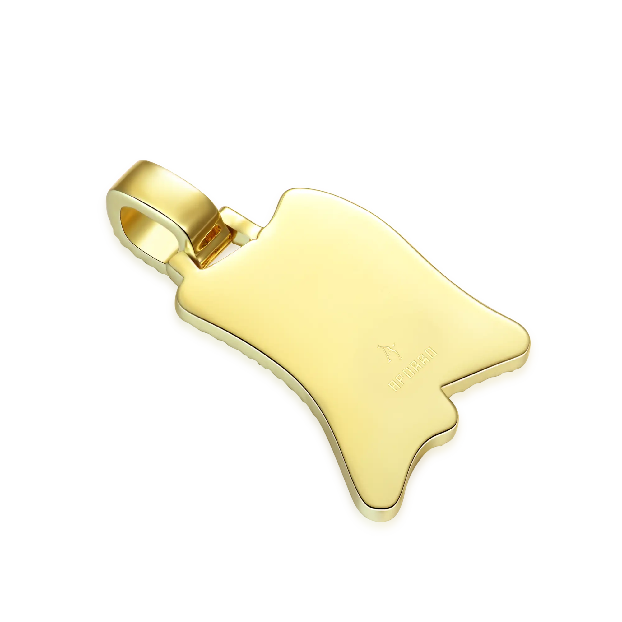 Custom Double Layer Graffiti Font Letter Pendant - 30mm - Image 5