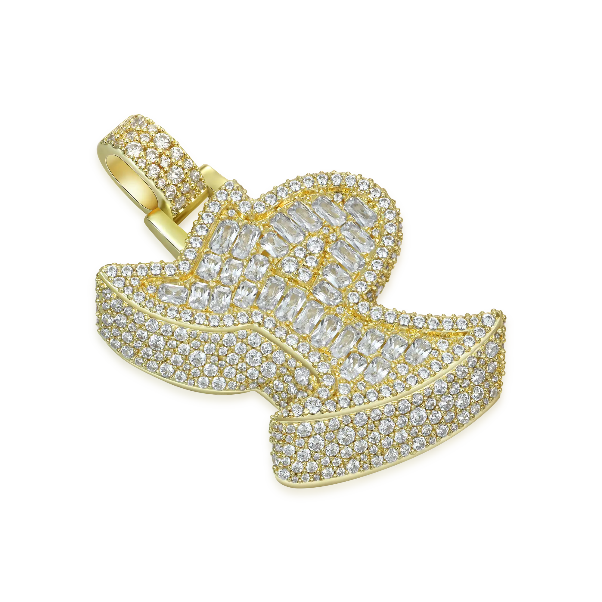 Custom 3D Bold Graffiti Font Letter Pendant - 38mm - Image 15