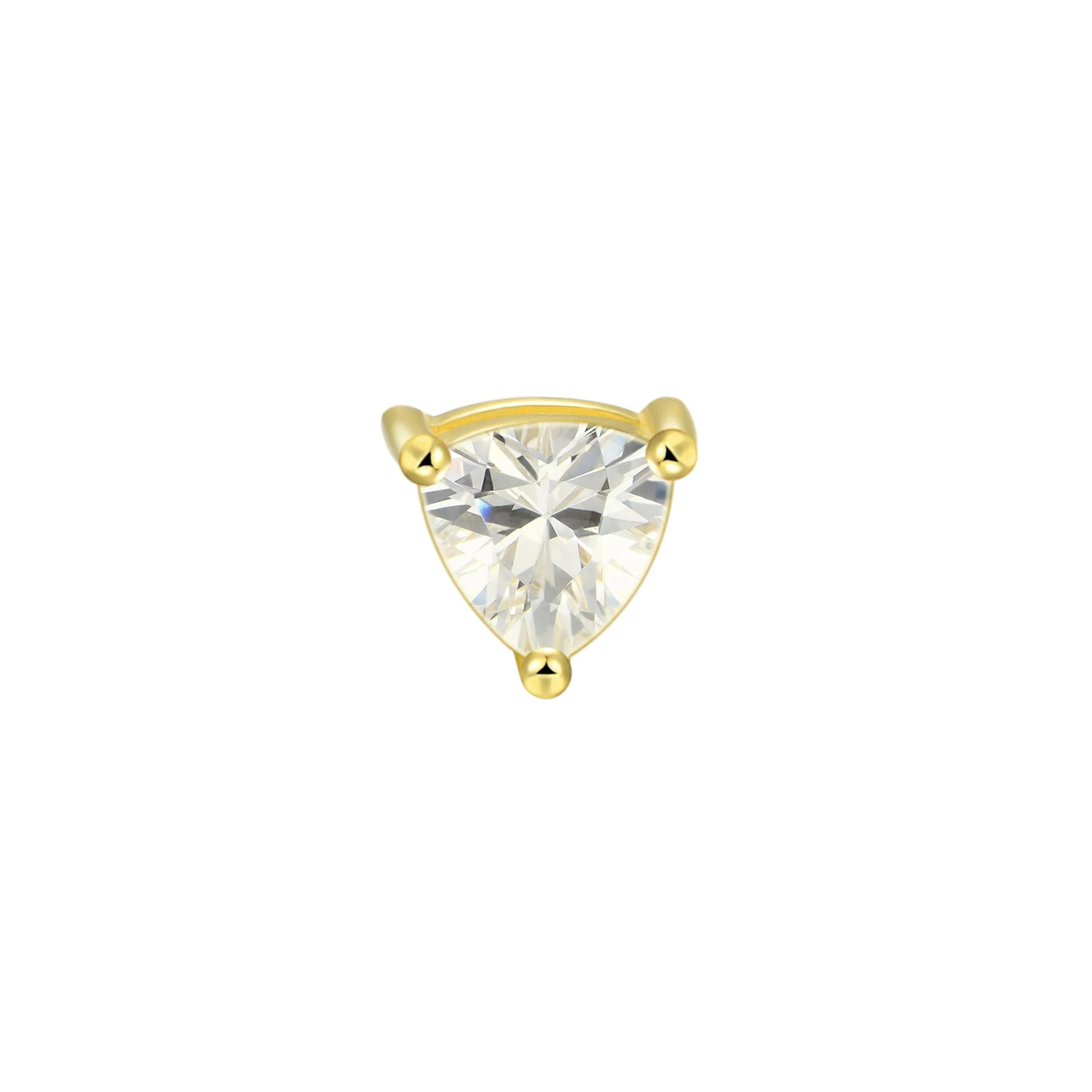 Custom Classic Moissanite Stud Earring - Image 107