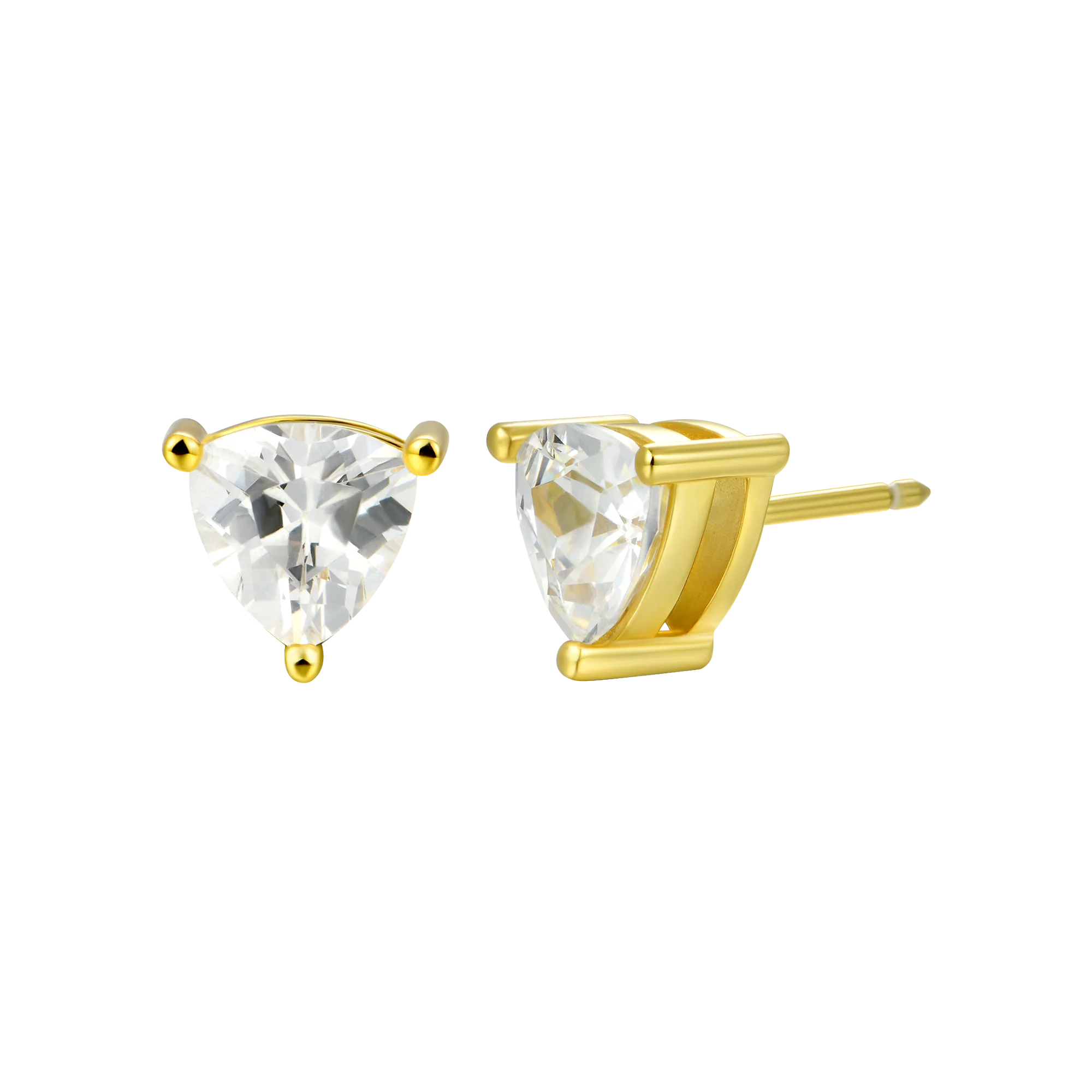 Custom Classic Moissanite Stud Earring - Image 115