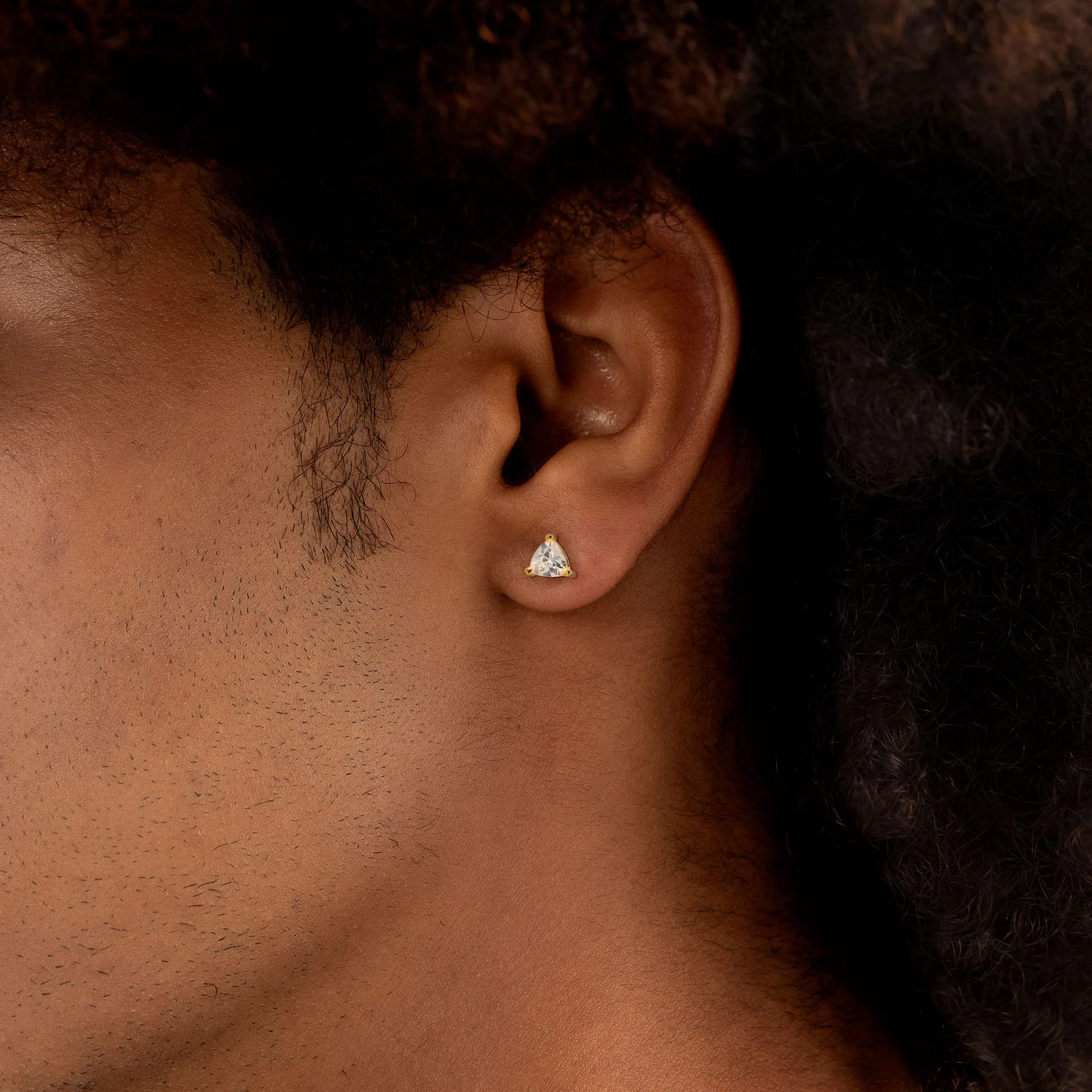 Custom Classic Moissanite Stud Earring - Image 116