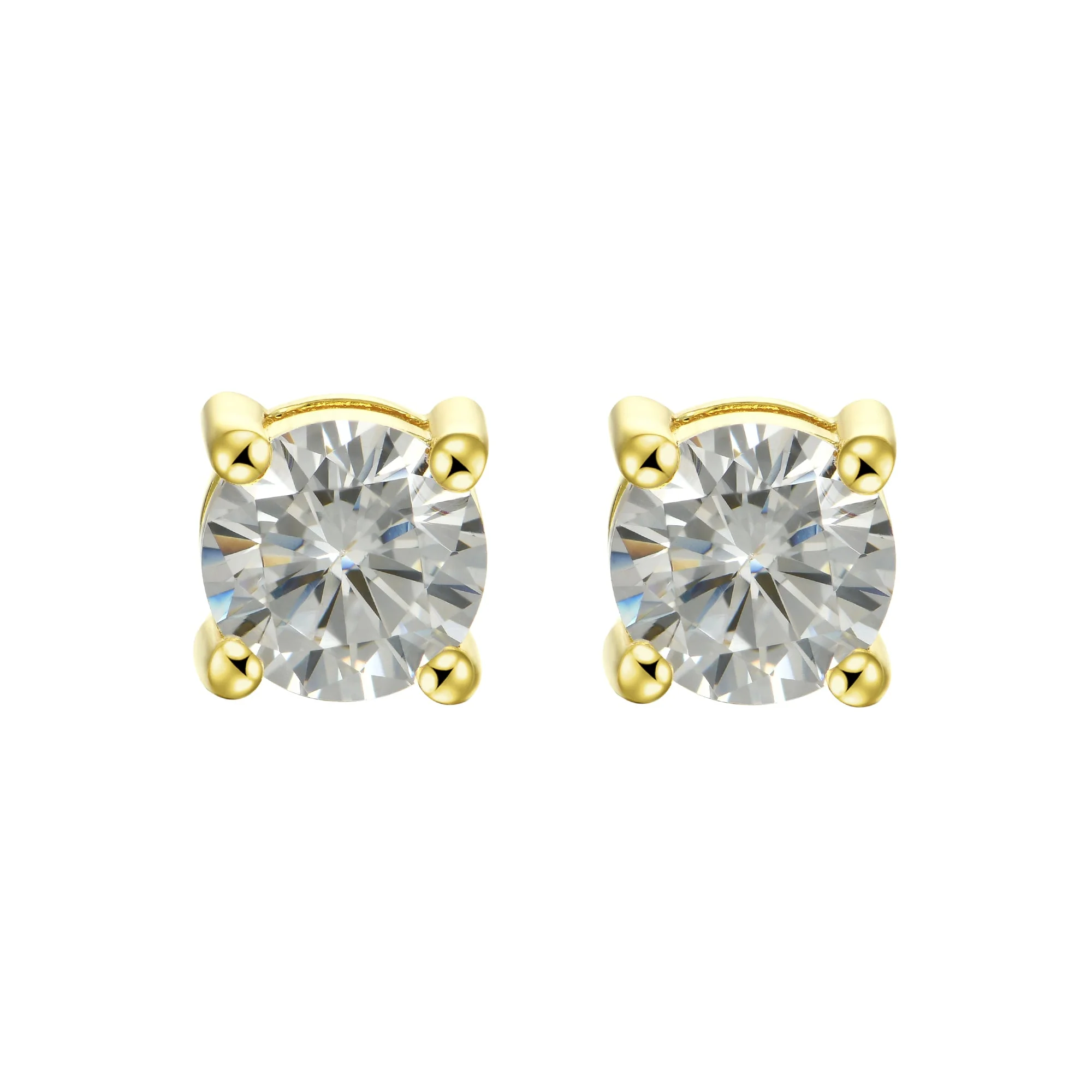 Custom Classic Moissanite Stud Earring - Image 12