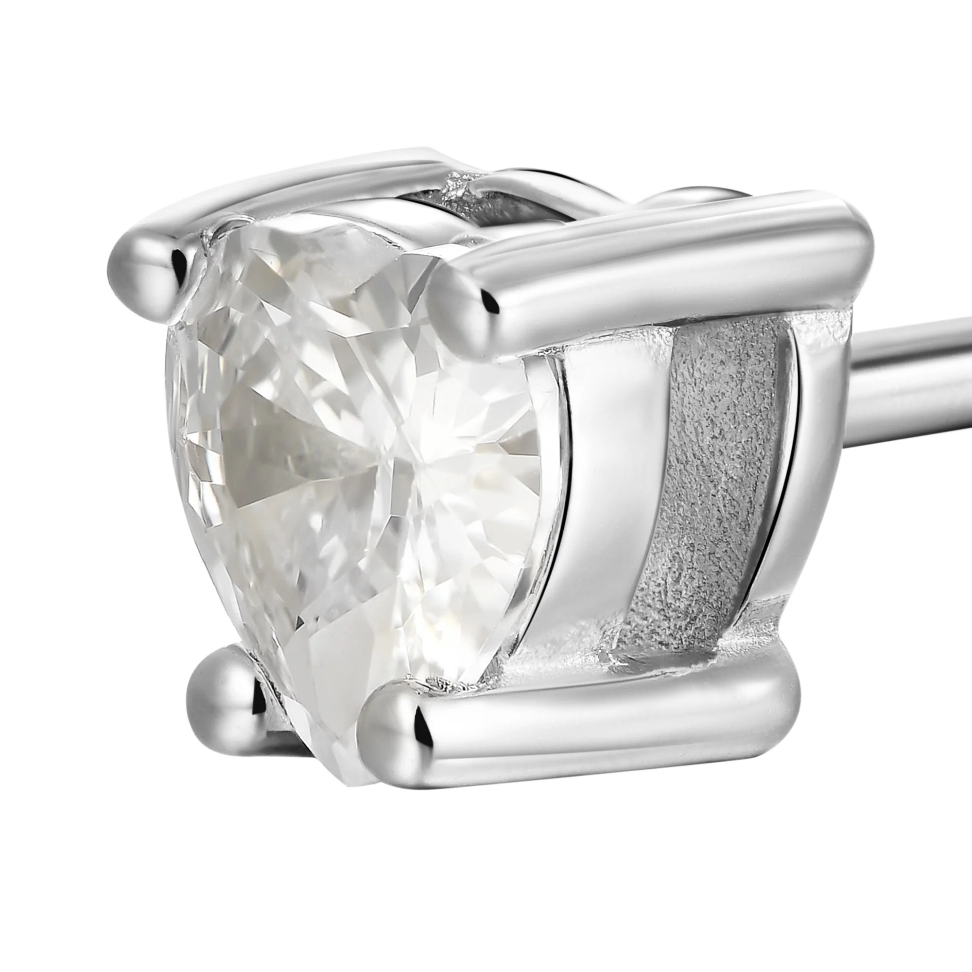 Custom Classic Moissanite Stud Earring - Image 124