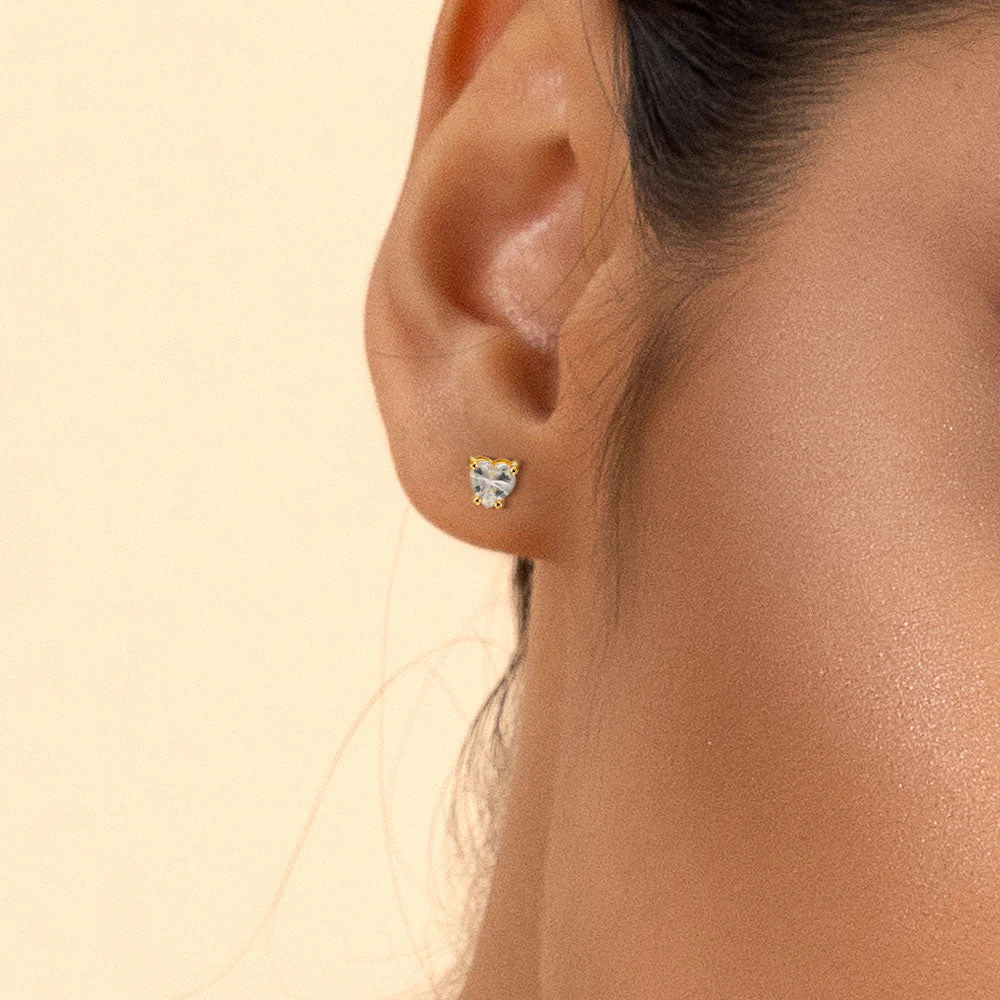 Custom Classic Moissanite Stud Earring - Image 129