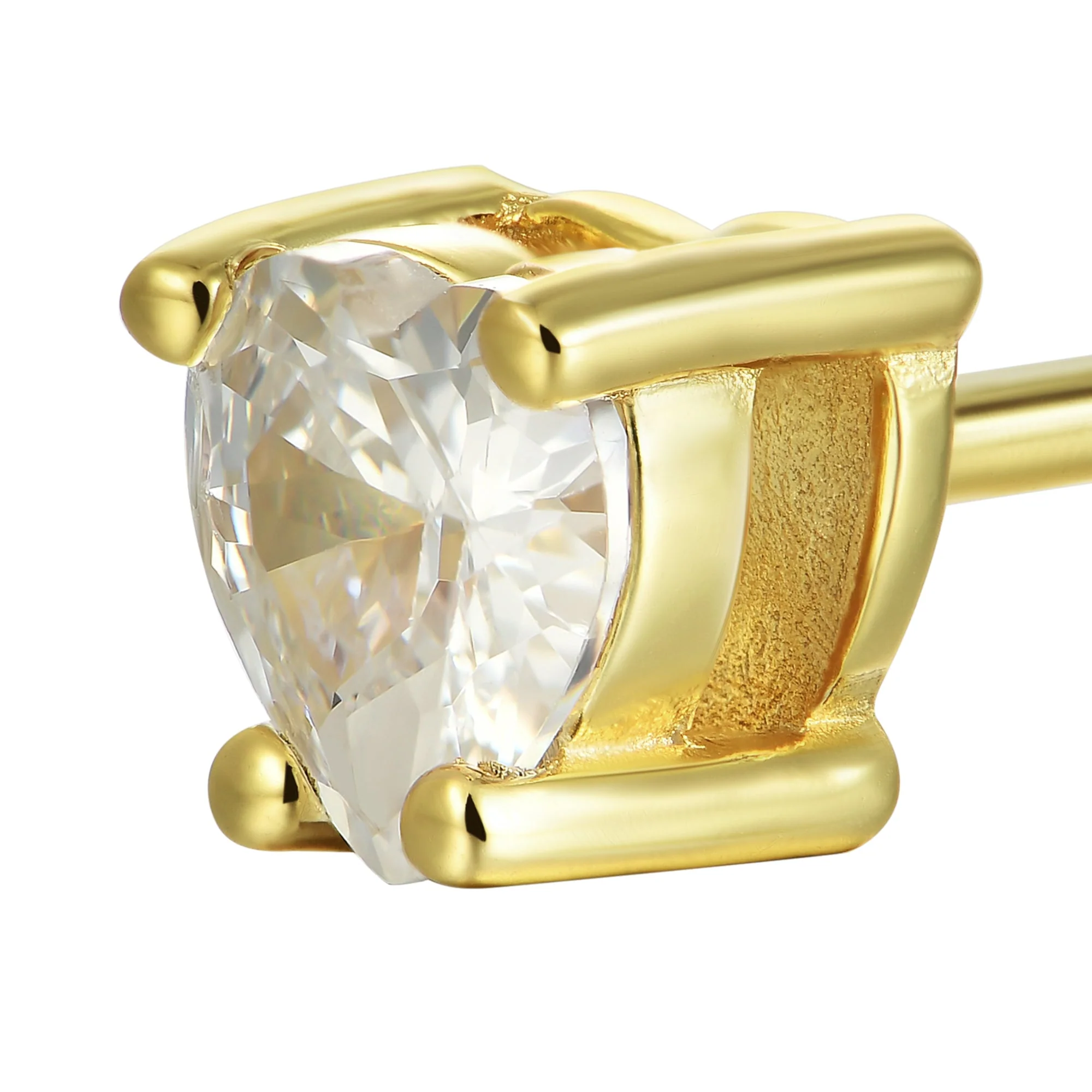Custom Classic Moissanite Stud Earring - Image 130