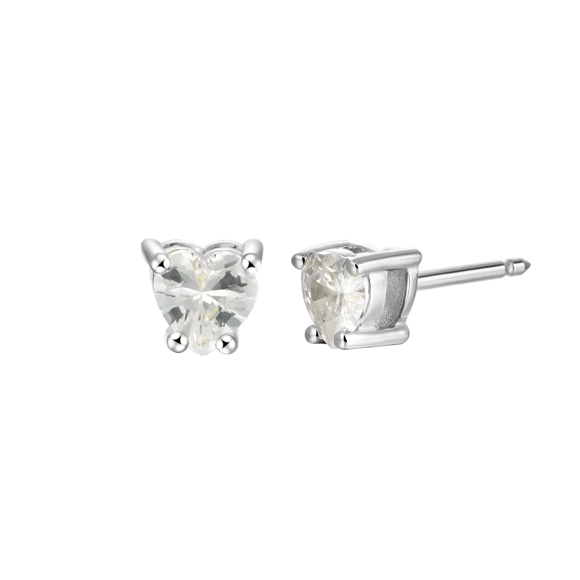 Custom Classic Moissanite Stud Earring - Image 133