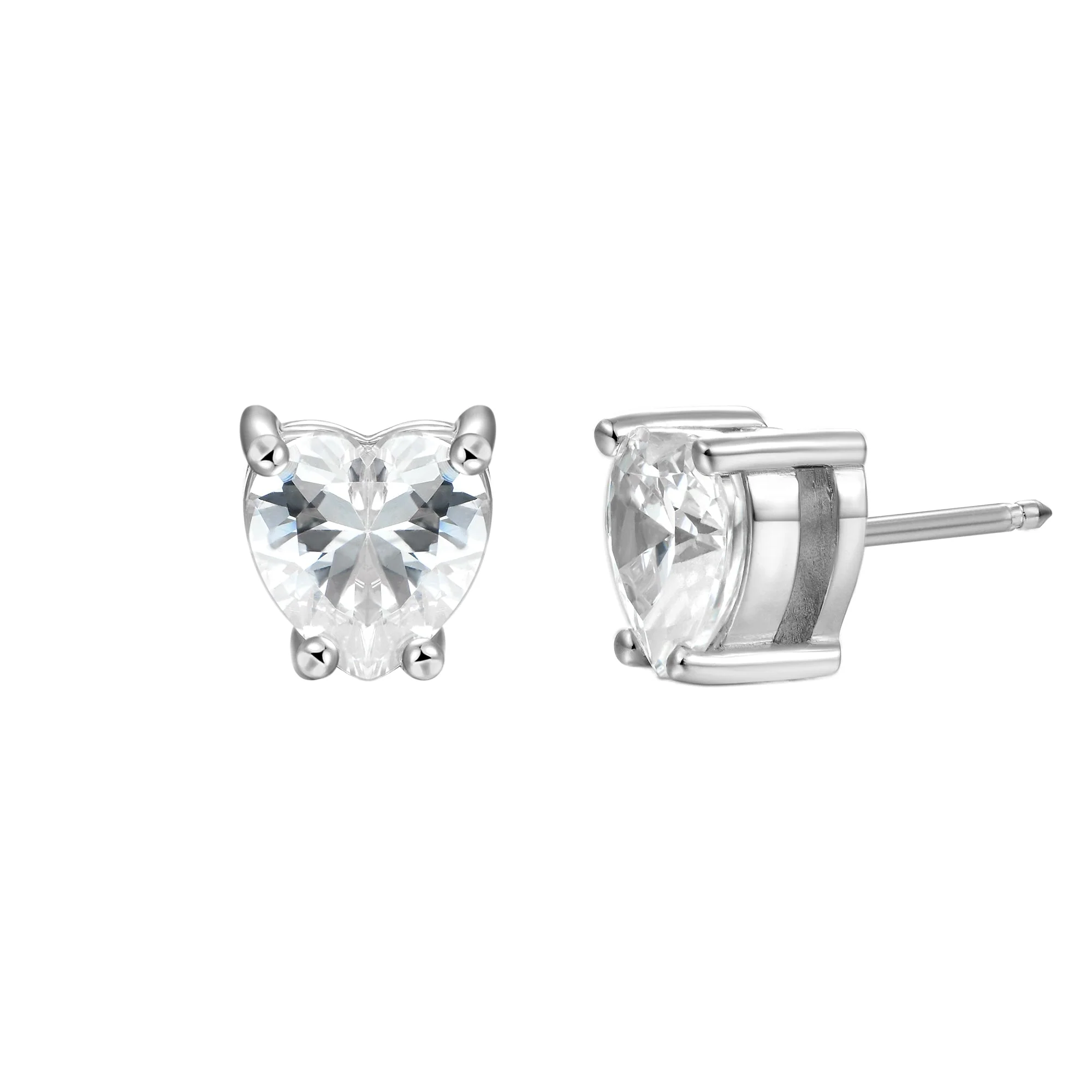 Custom Classic Moissanite Stud Earring - Image 145
