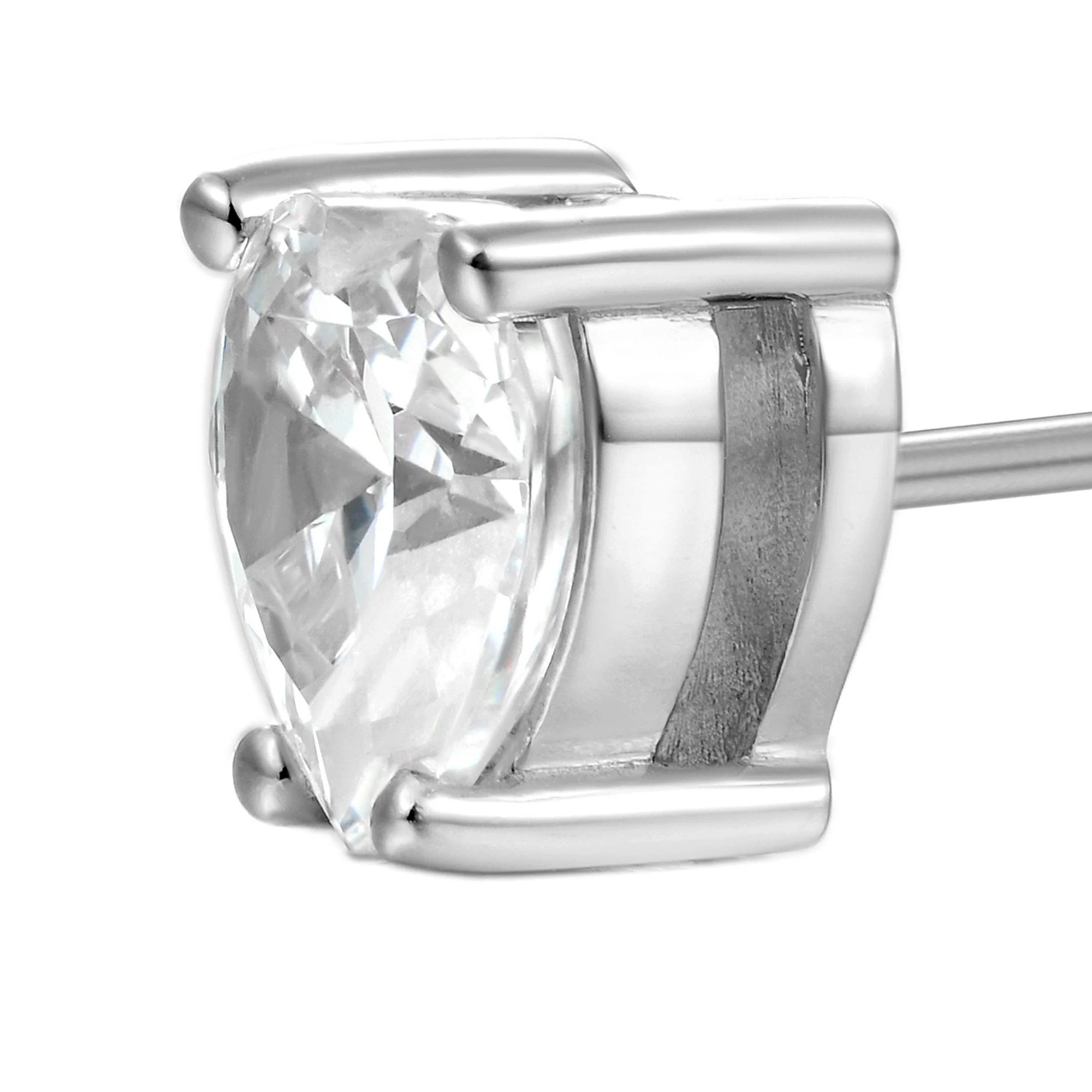 Custom Classic Moissanite Stud Earring - Image 148