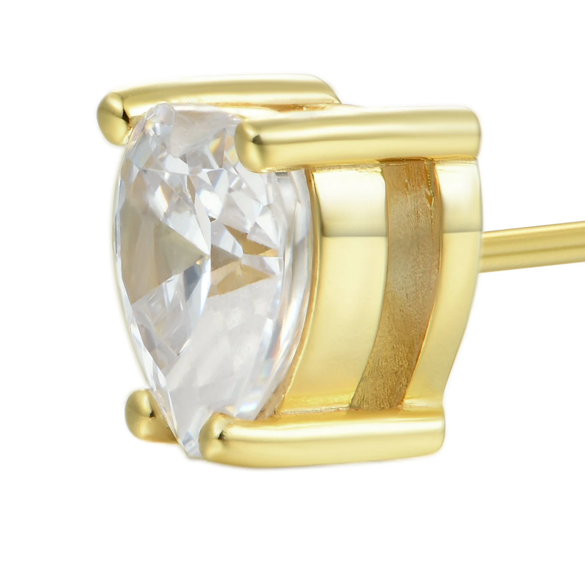 Custom Classic Moissanite Stud Earring - Image 154