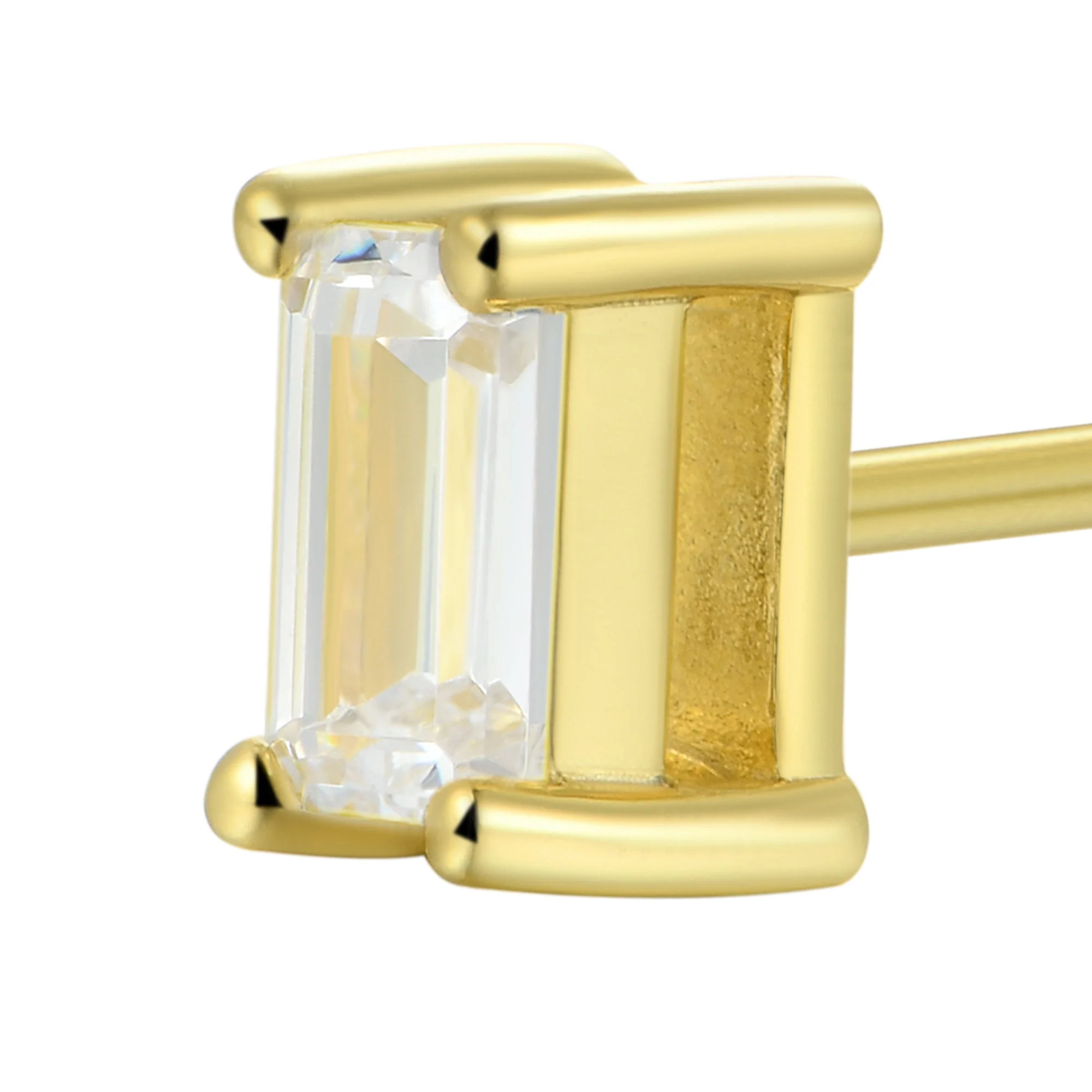 Custom Classic Moissanite Stud Earring - Image 166