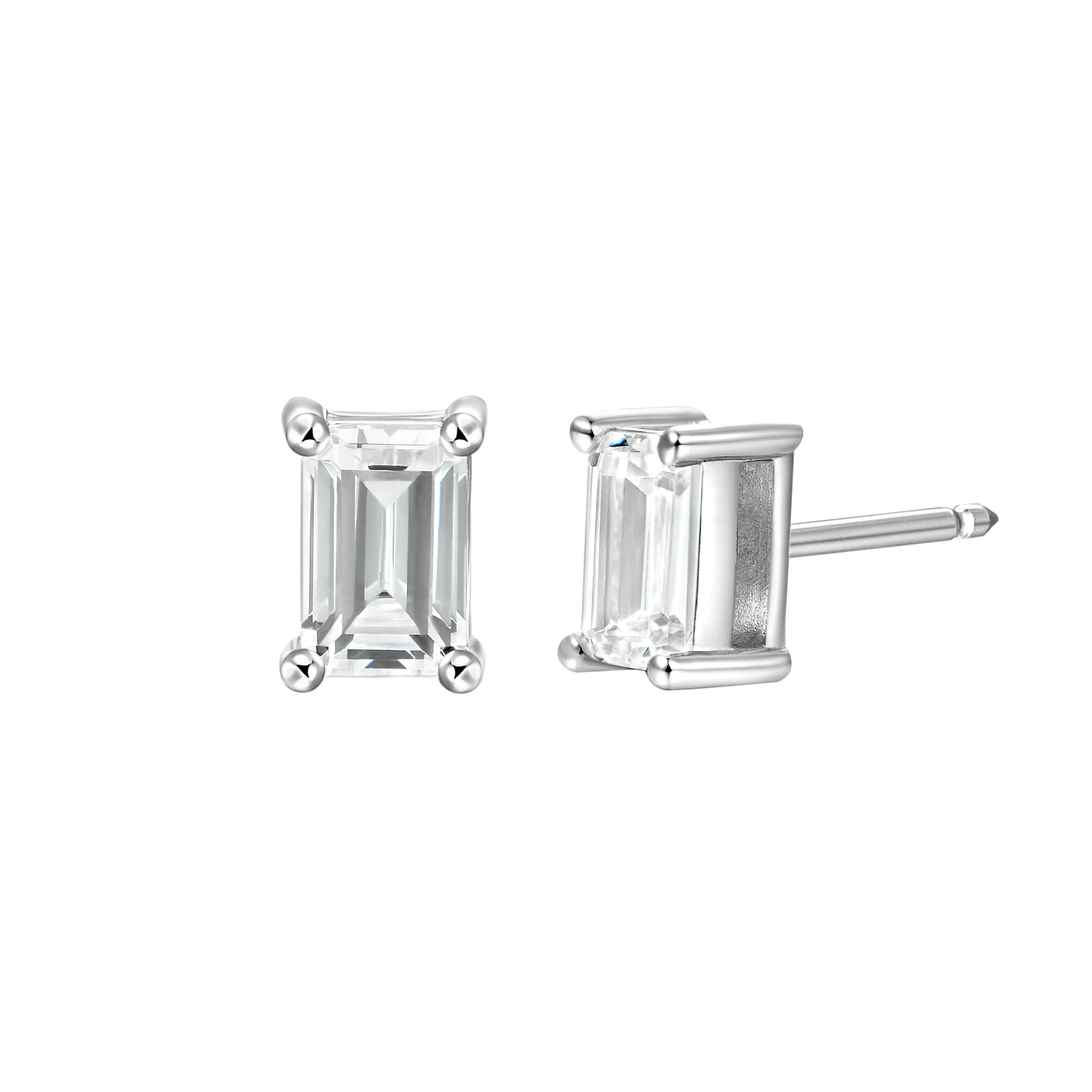 Custom Classic Moissanite Stud Earring - Image 169