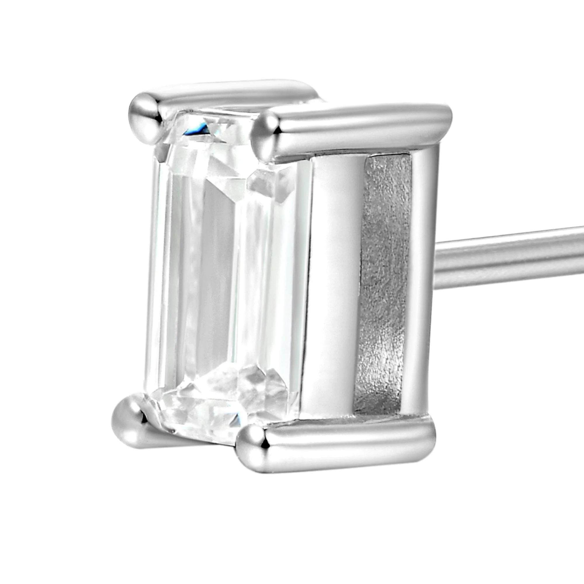 Custom Classic Moissanite Stud Earring - Image 172