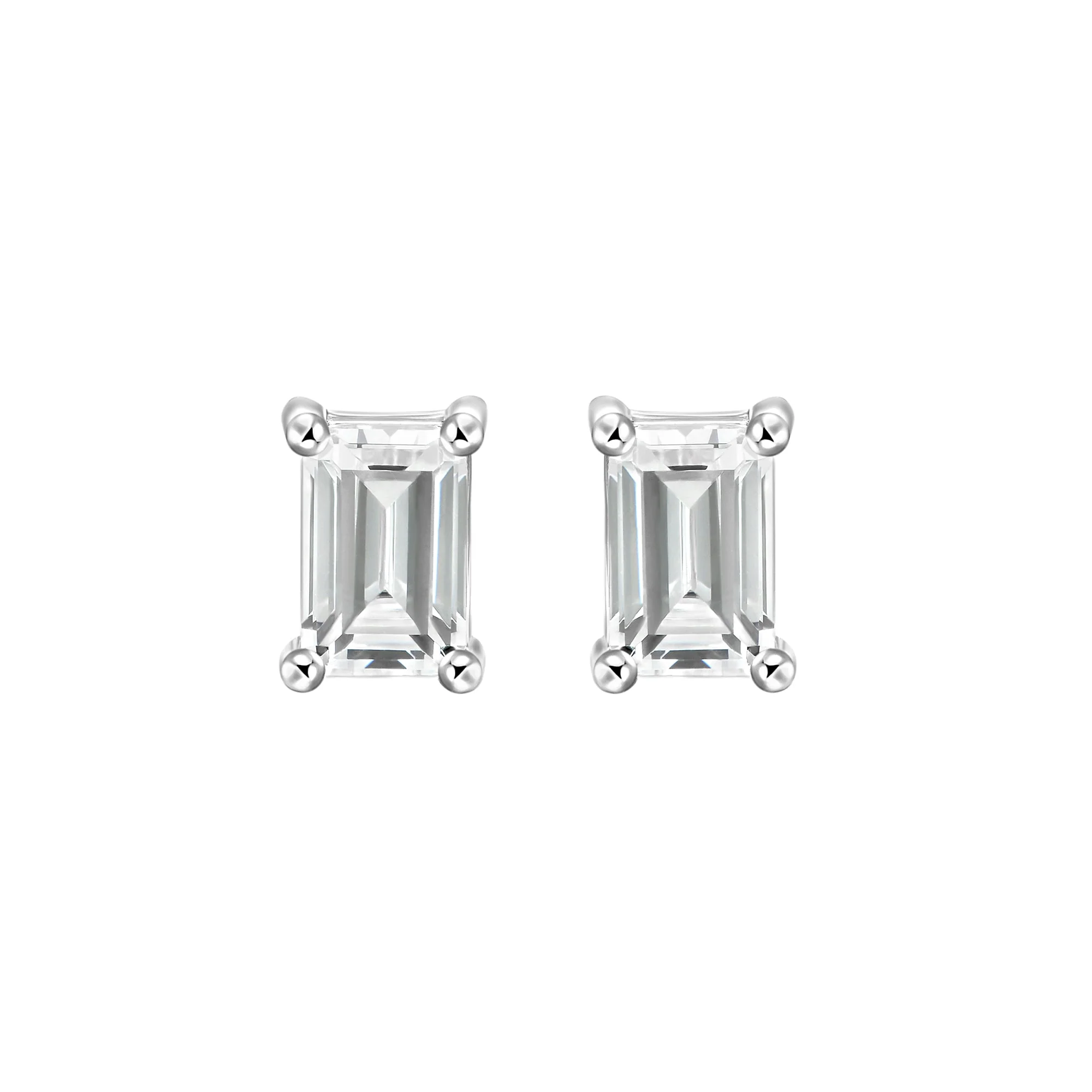 Custom Classic Moissanite Stud Earring - Image 174
