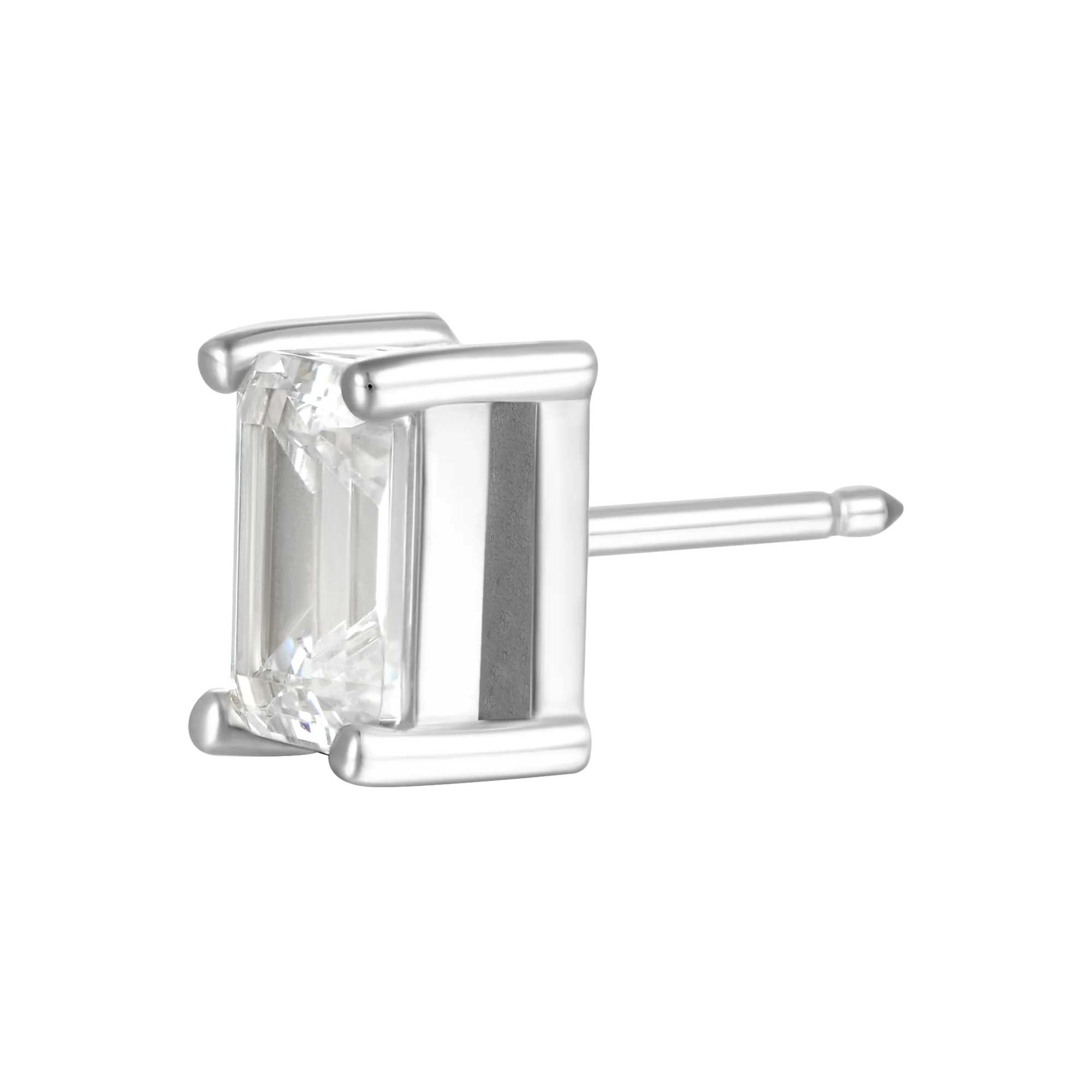 Custom Classic Moissanite Stud Earring - Image 184