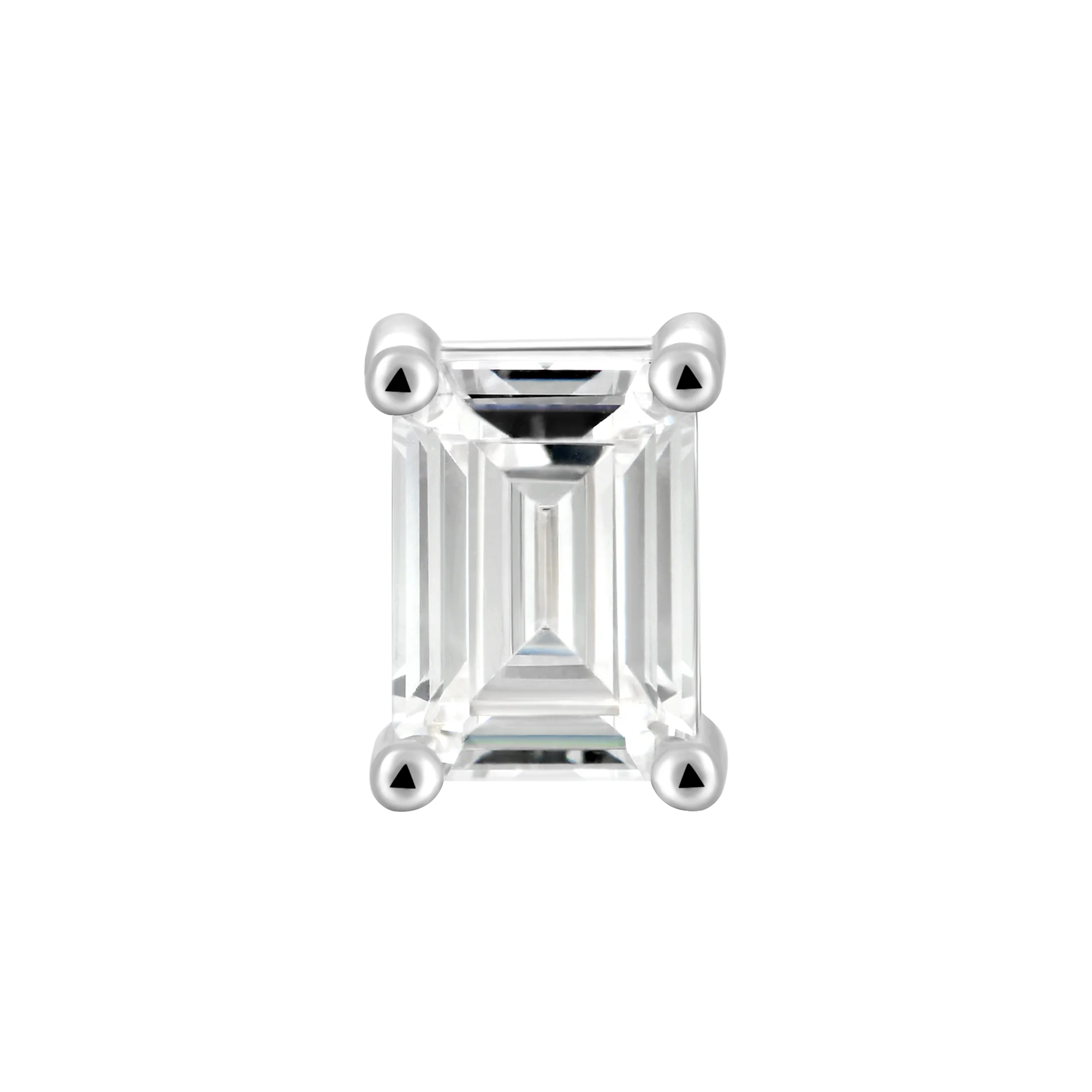 Custom Classic Moissanite Stud Earring - Image 185