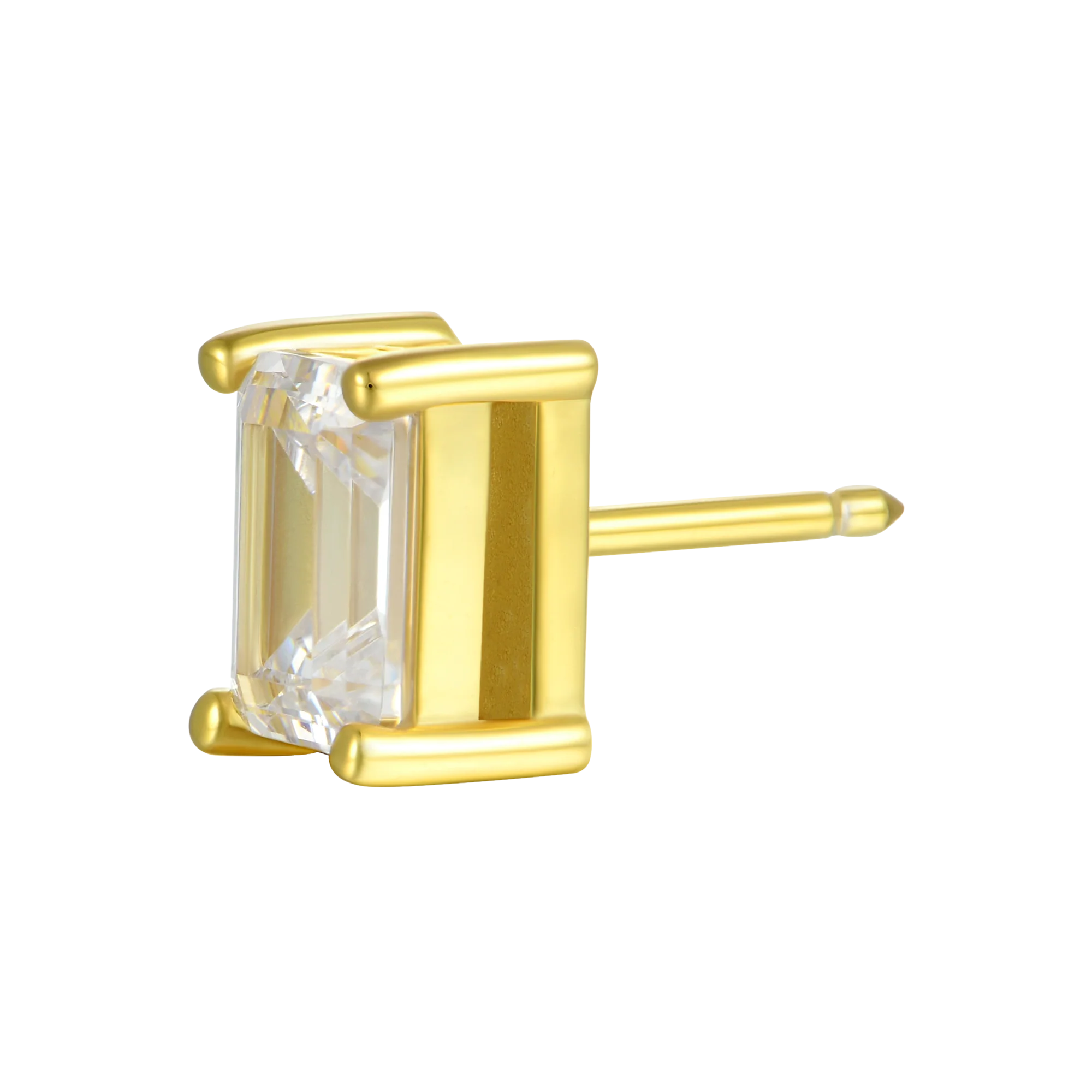 Custom Classic Moissanite Stud Earring - Image 190