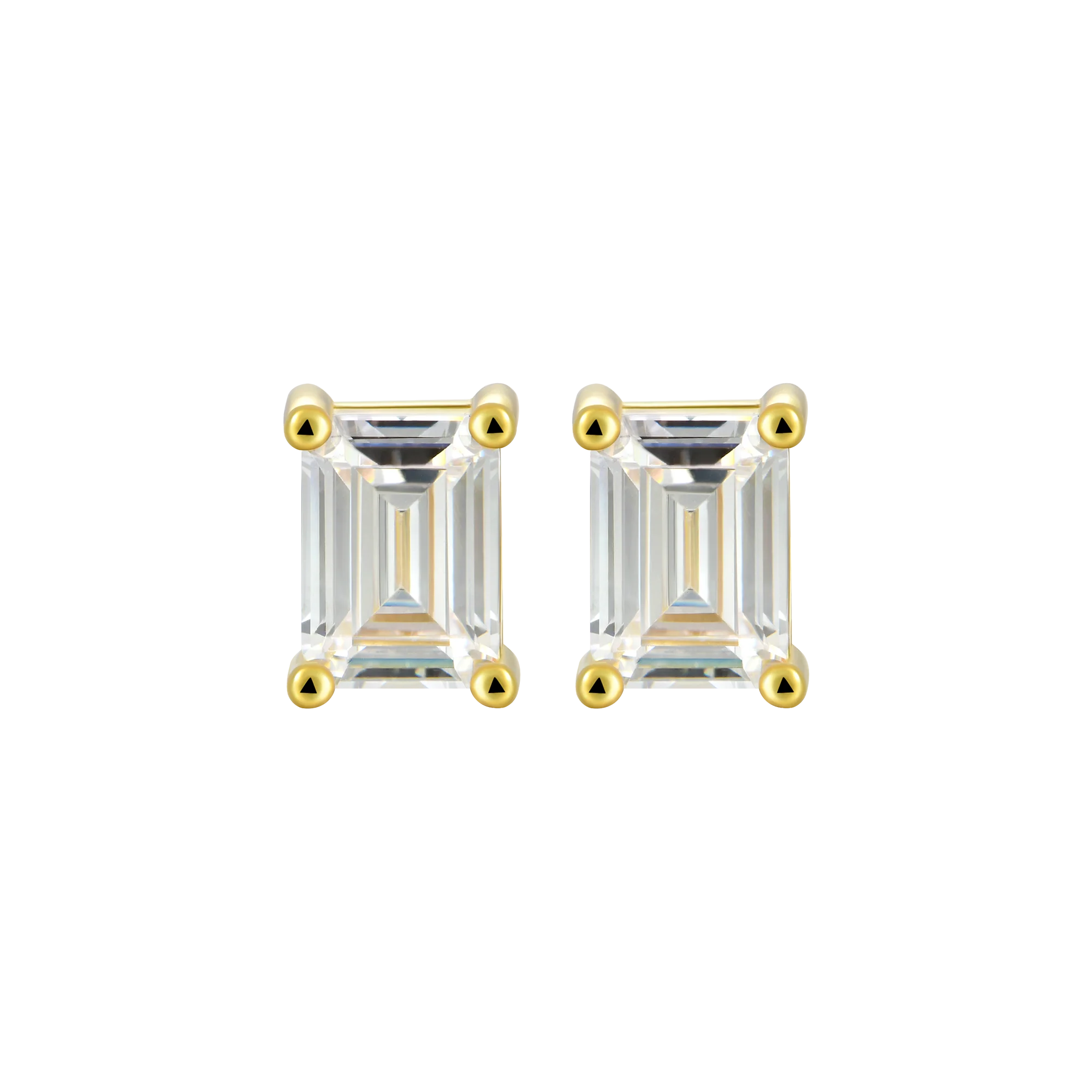 Custom Classic Moissanite Stud Earring - Image 192