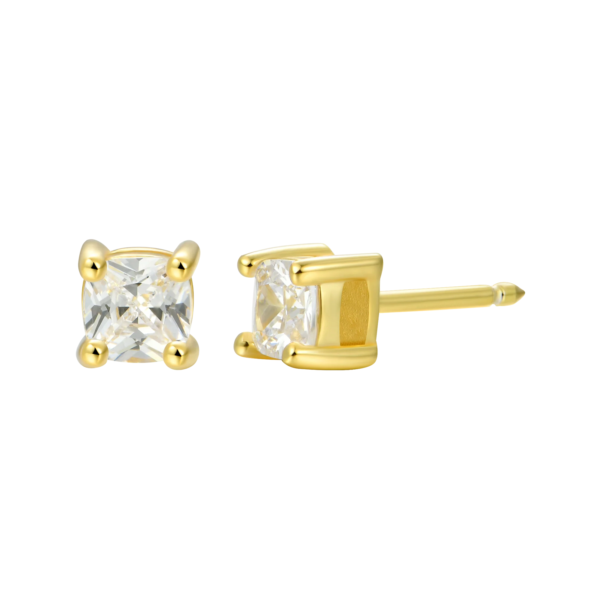 Custom Classic Moissanite Stud Earring - Image 199