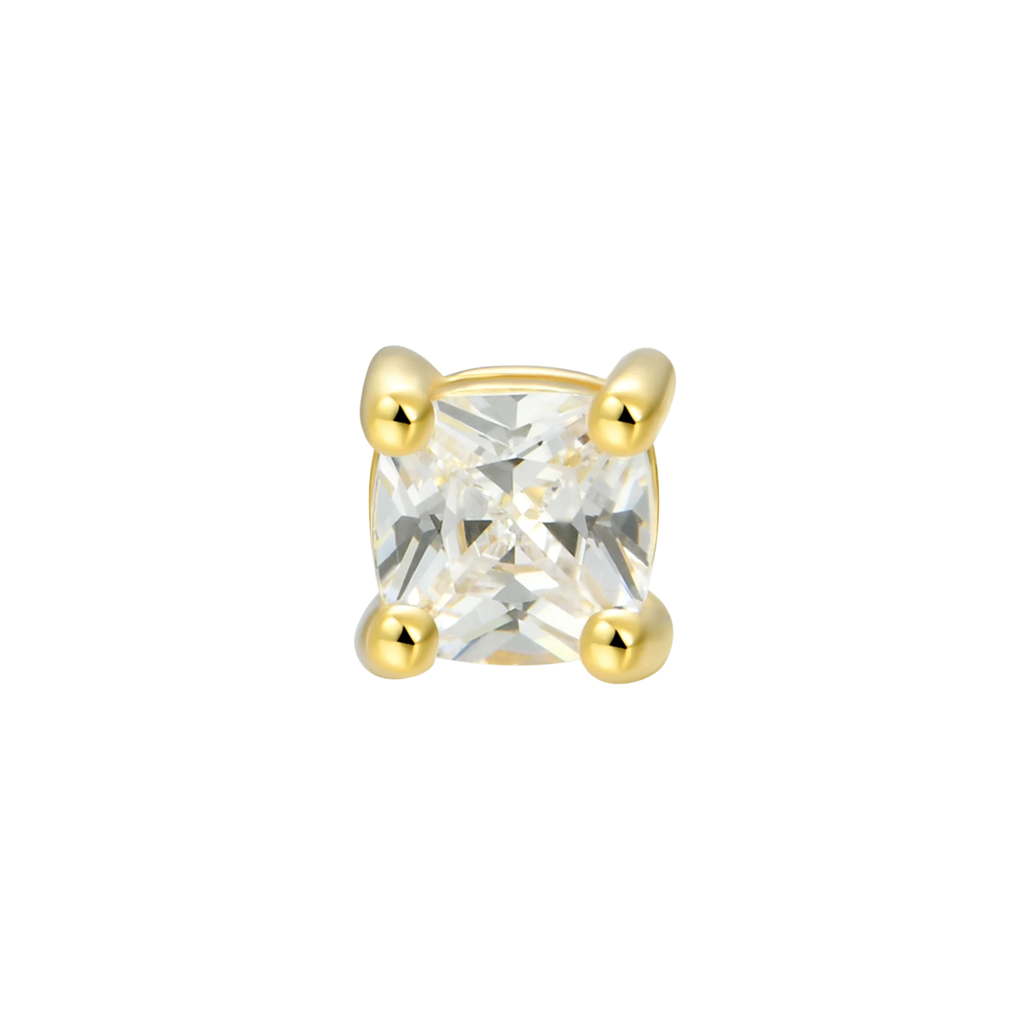 Custom Classic Moissanite Stud Earring - Image 203