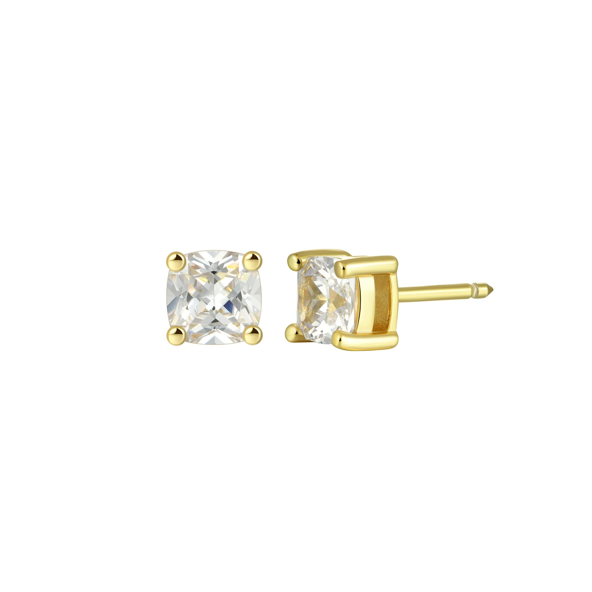 Custom Classic Moissanite Stud Earring - Image 211