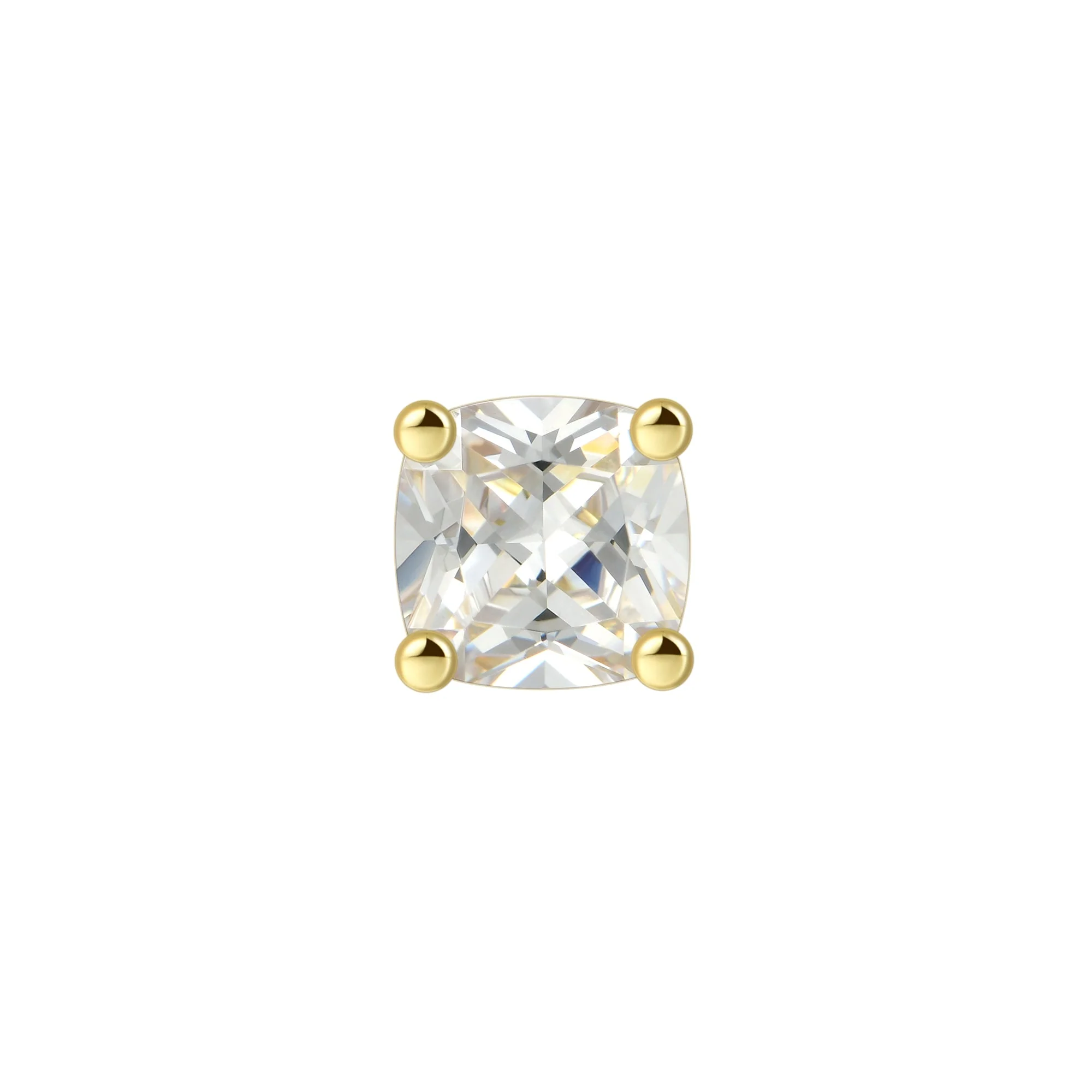 Custom Classic Moissanite Stud Earring - Image 215