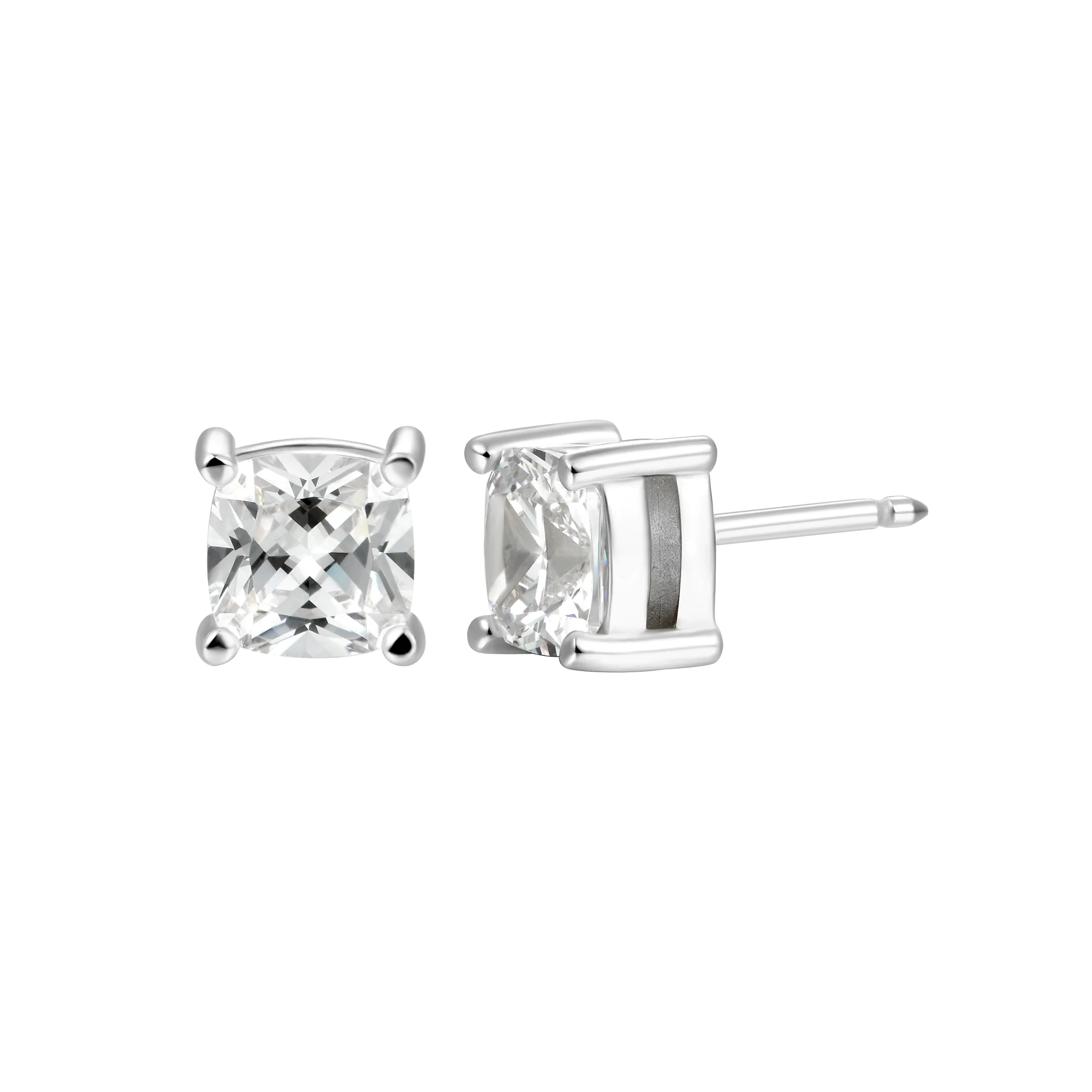 Custom Classic Moissanite Stud Earring - Image 217